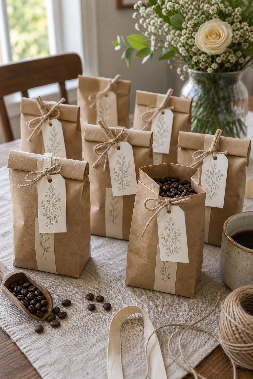 Mini Coffee Bags for the Drive Home small apartment idea for Top 17 Summer Wedding Favors Guests Will Actually Use and Love.