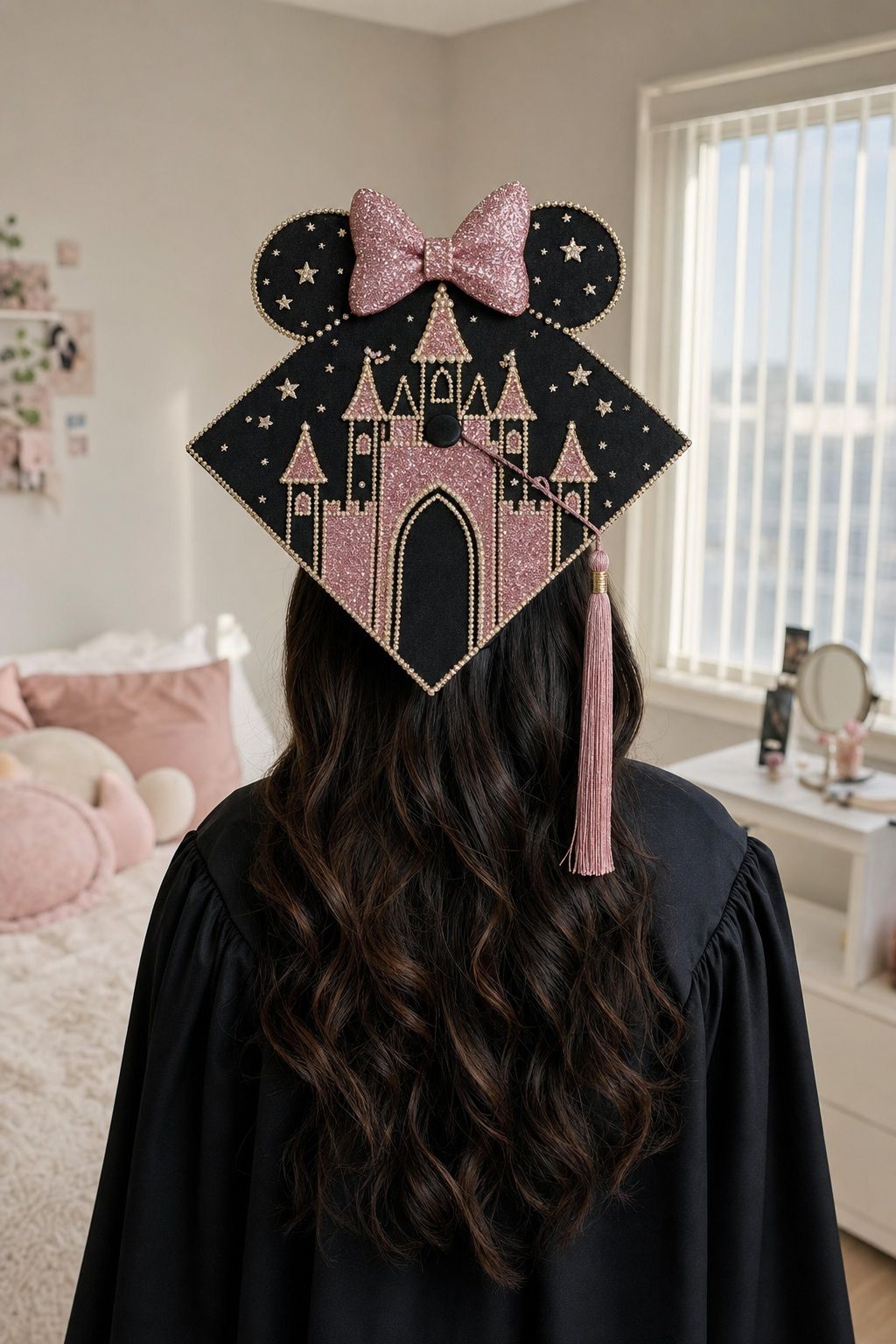 Disney-Themed Cap Design small apartment idea for Top 20 Creative Graduation Cap Designs to Celebrate Your Big Day.