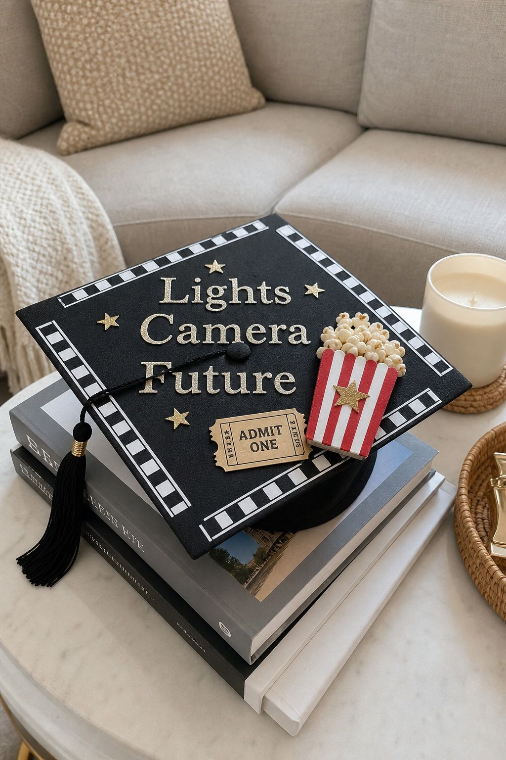 Movie Quote Cap small apartment idea for Top 20 Creative Graduation Cap Designs to Celebrate Your Big Day.