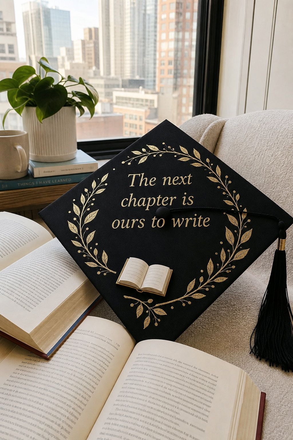 Book Quote Literary Cap small apartment idea for Top 20 Creative Graduation Cap Designs to Celebrate Your Big Day.