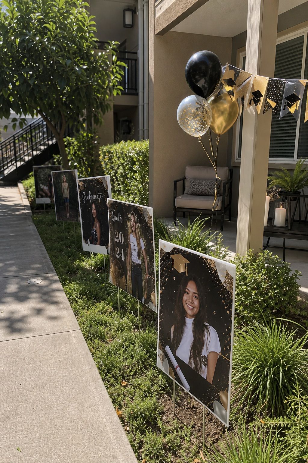 Personalized Yard Sign Display small apartment idea for Top 20 Graduation Decoration Ideas That Make Any Party Feel Special.