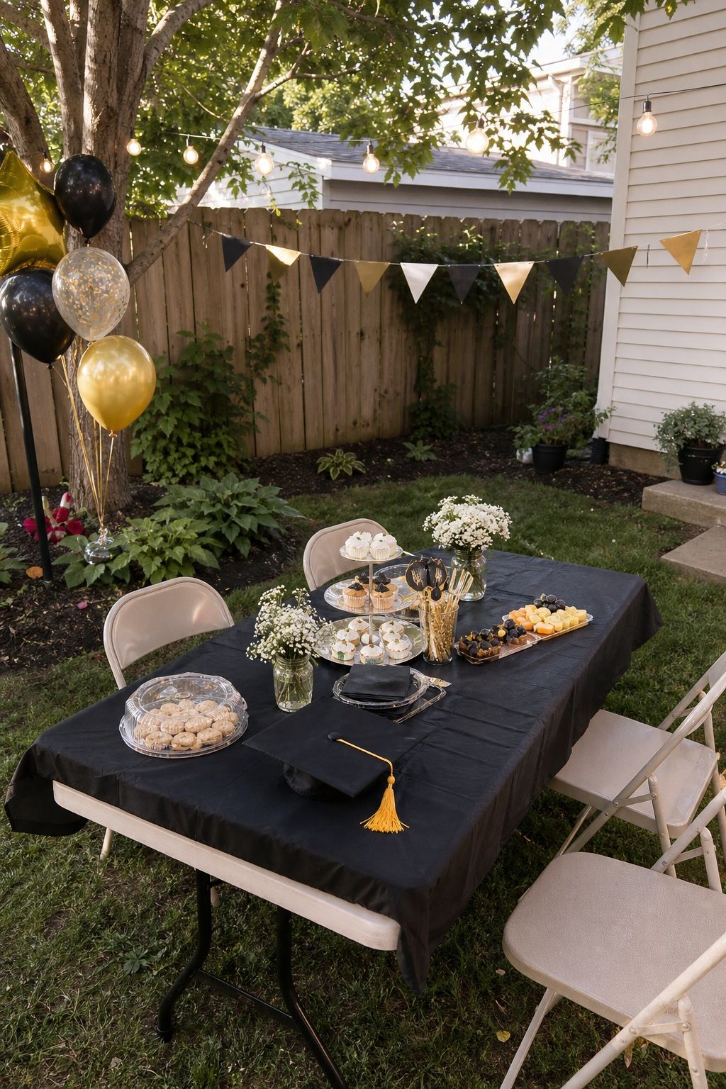 Backyard Party Setup small apartment idea for Top 20 Graduation Decoration Ideas That Make Any Party Feel Special.