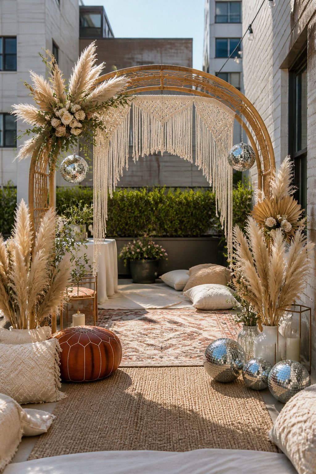 Boho Gradchella Festival Archway small apartment idea for Top 18 Graduation Party Decor Ideas That Make Your Event Unforgettable.