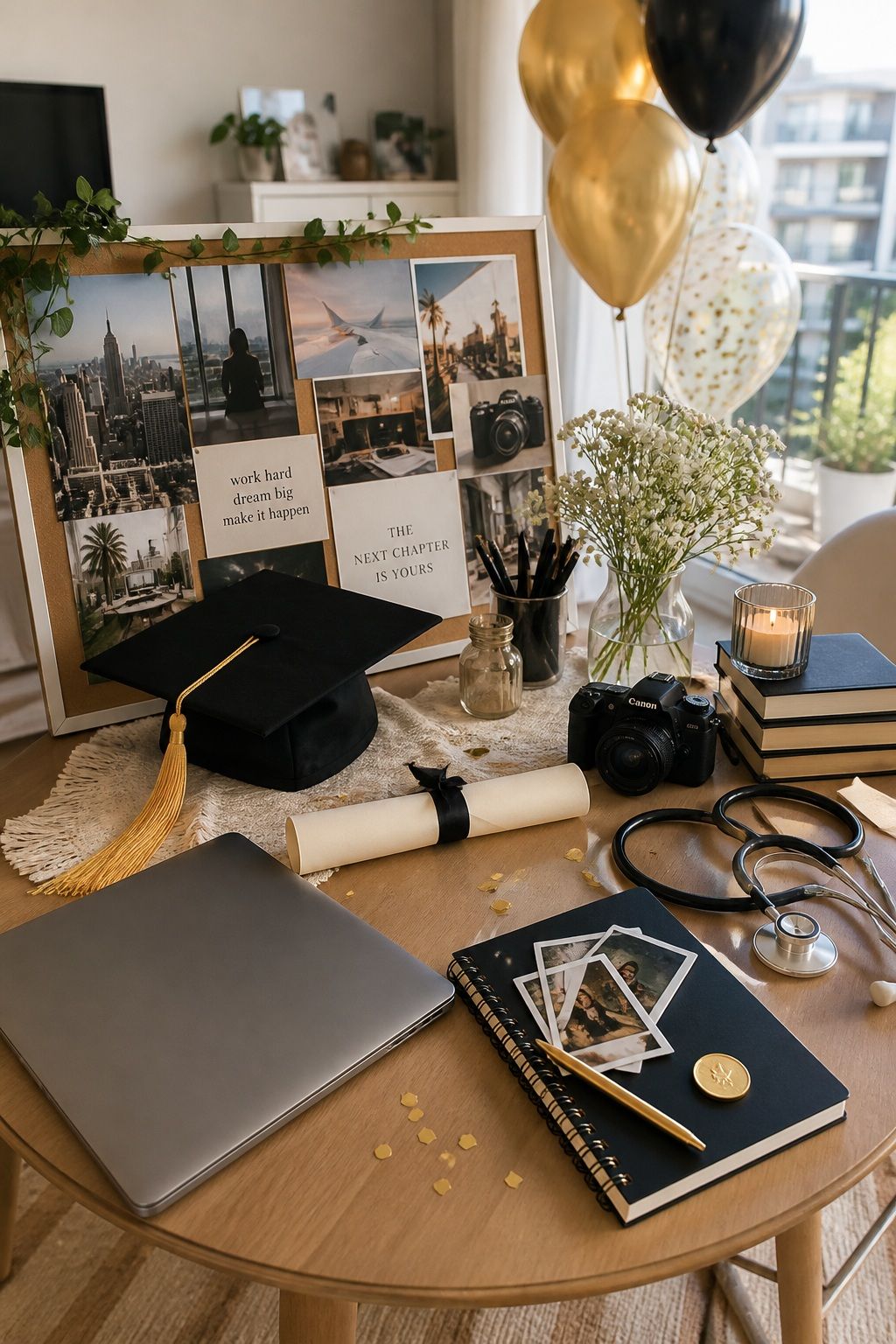 Future Career or Next Chapter Theme small apartment idea for Top 16 Graduation Party Themes That Go Beyond the Basics.