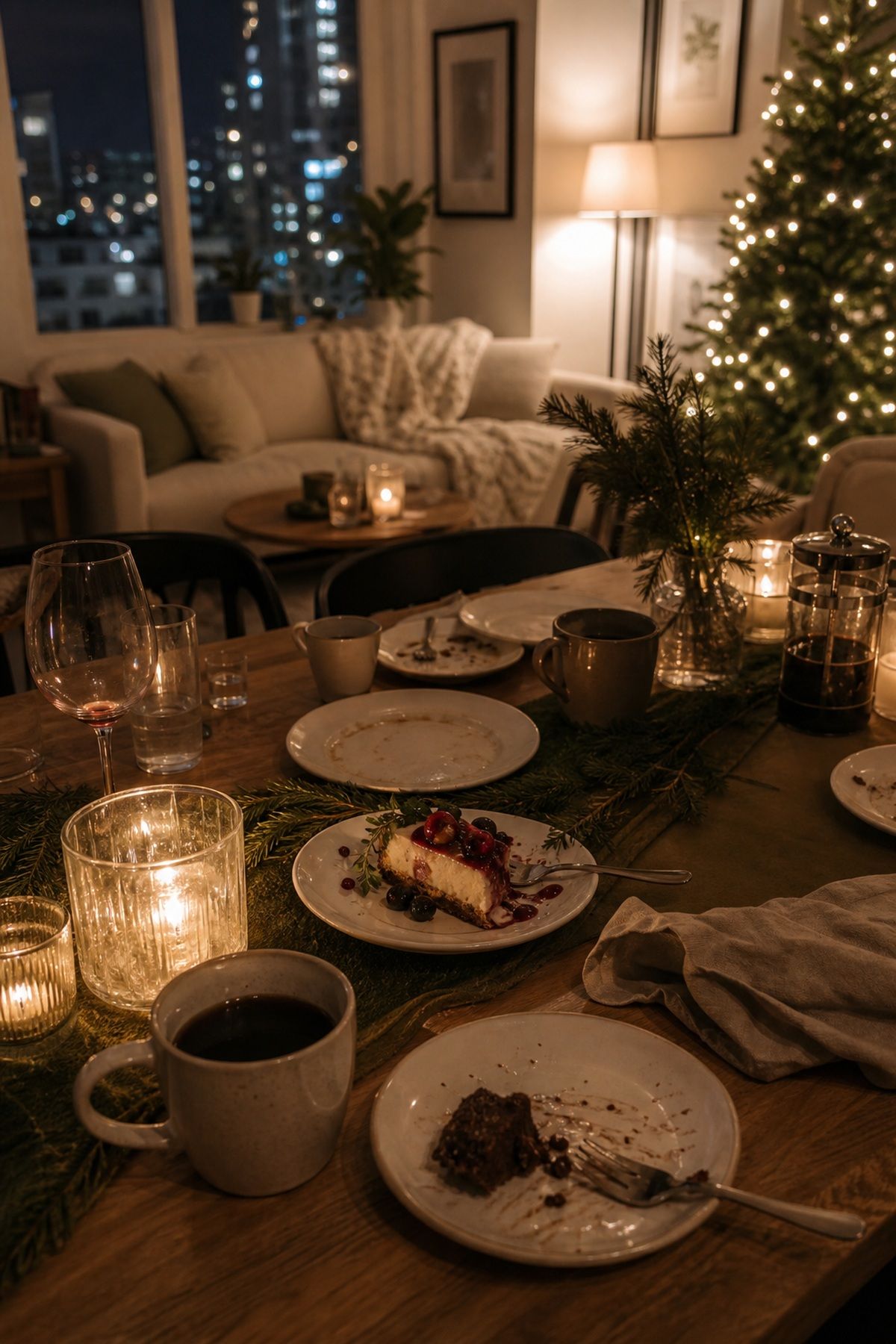 After Dinner: Dessert and the Wind-Down for hosting Christmas dinner at home.