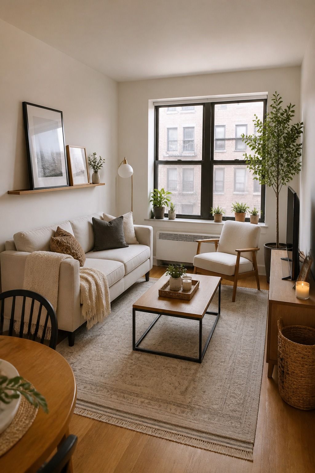 Match Furniture Scale to the Room small apartment idea for Top 18 Small Apartment Interior Design Ideas That Transform Your Space.