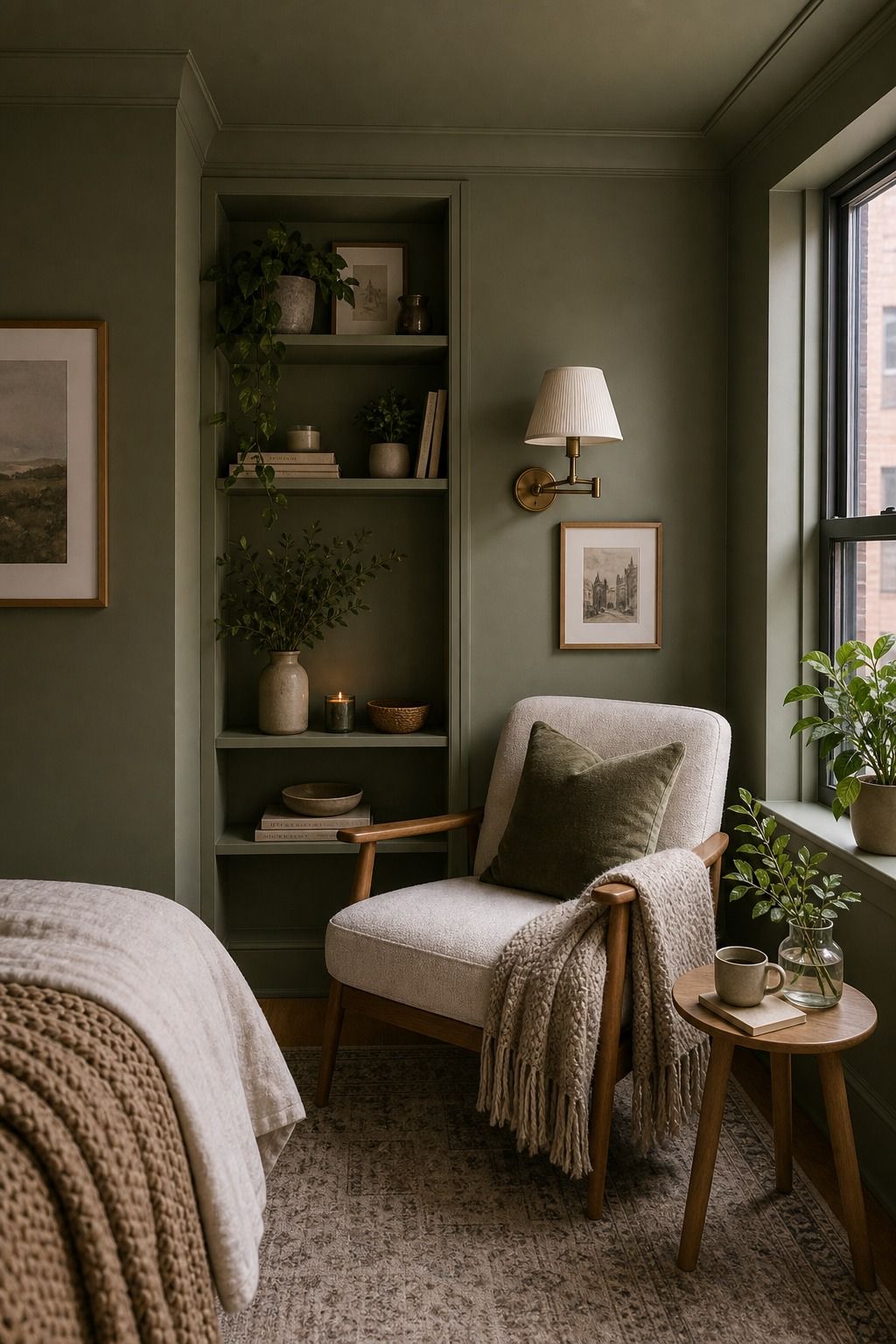 Color Drench Instead of Painting an Accent Wall small apartment idea for Top 18 Small Apartment Interior Design Ideas That Transform Your Space.