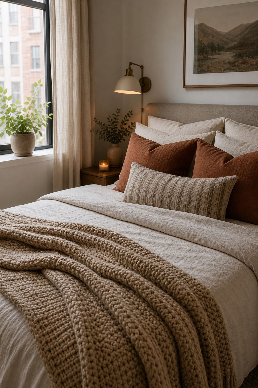 Layer Three Textile Weights small apartment idea for Top 18 Small Apartment Interior Design Ideas That Transform Your Space.