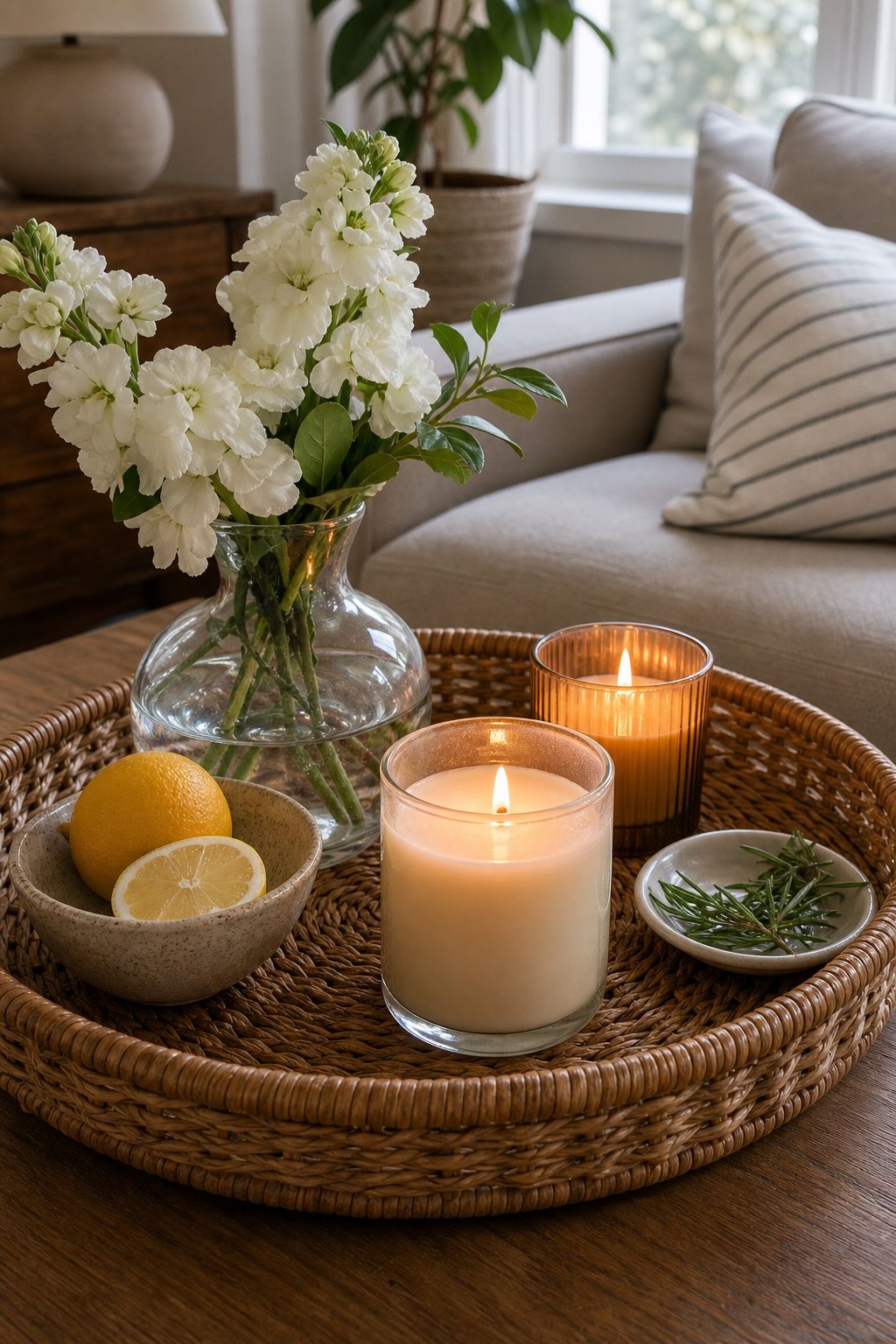 Switch Out Candle Scents small apartment idea for Top 20 Summer Decor Inspiration Ideas for Small Apartments.