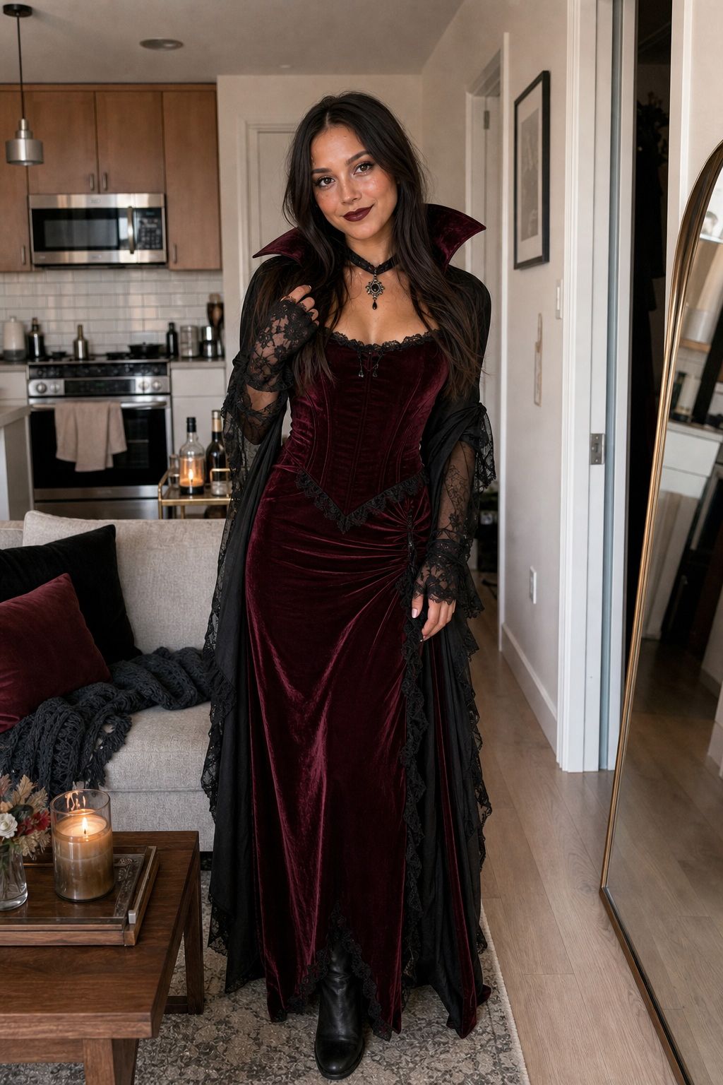 A Dark Romance Vampire small apartment idea for Top 20 Creative Women Halloween Costume Ideas for Every Vibe.