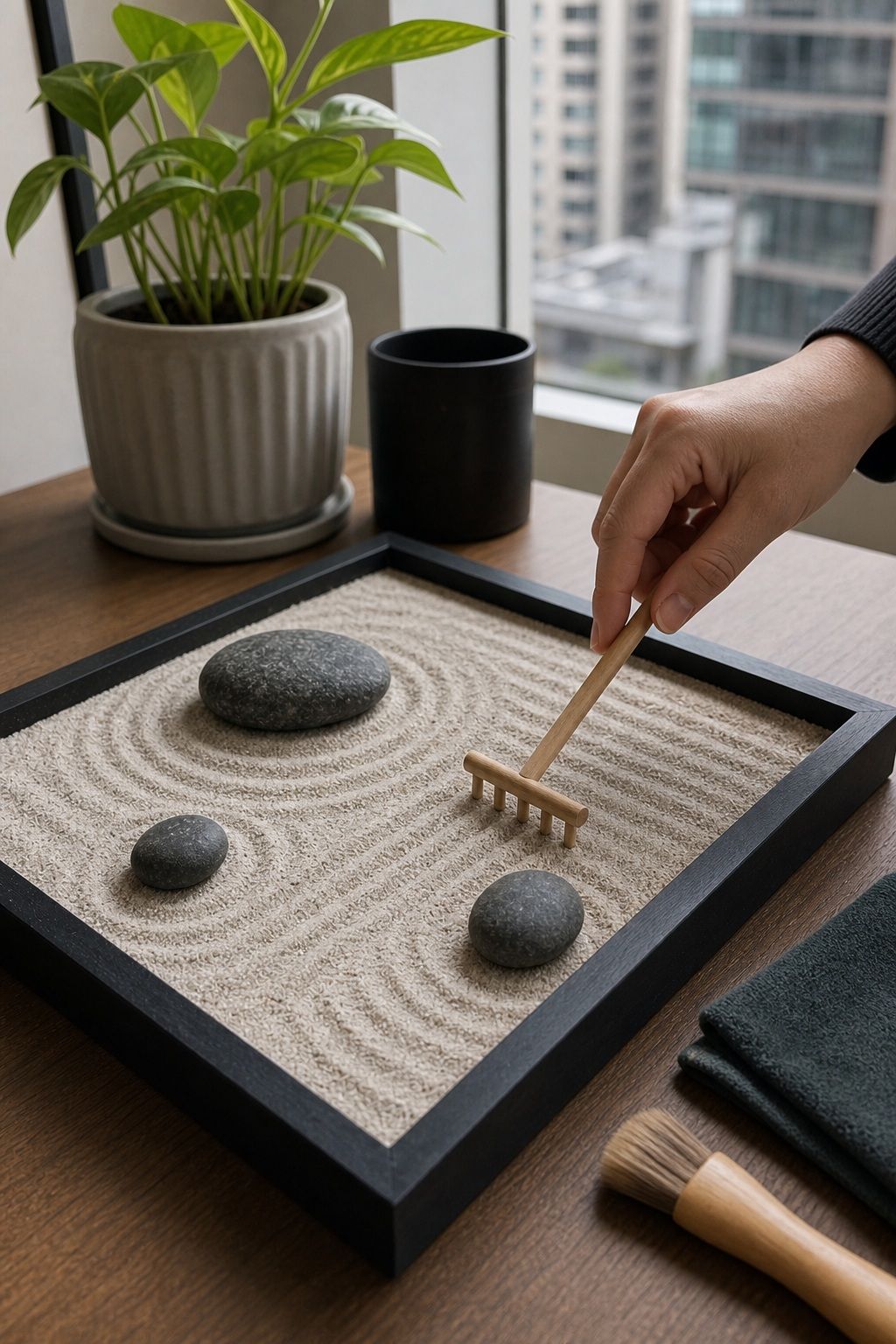 Treat Upkeep as Part of the Practice small apartment idea for Top 17 Zen Garden Home Decor Ideas for Small Apartments.