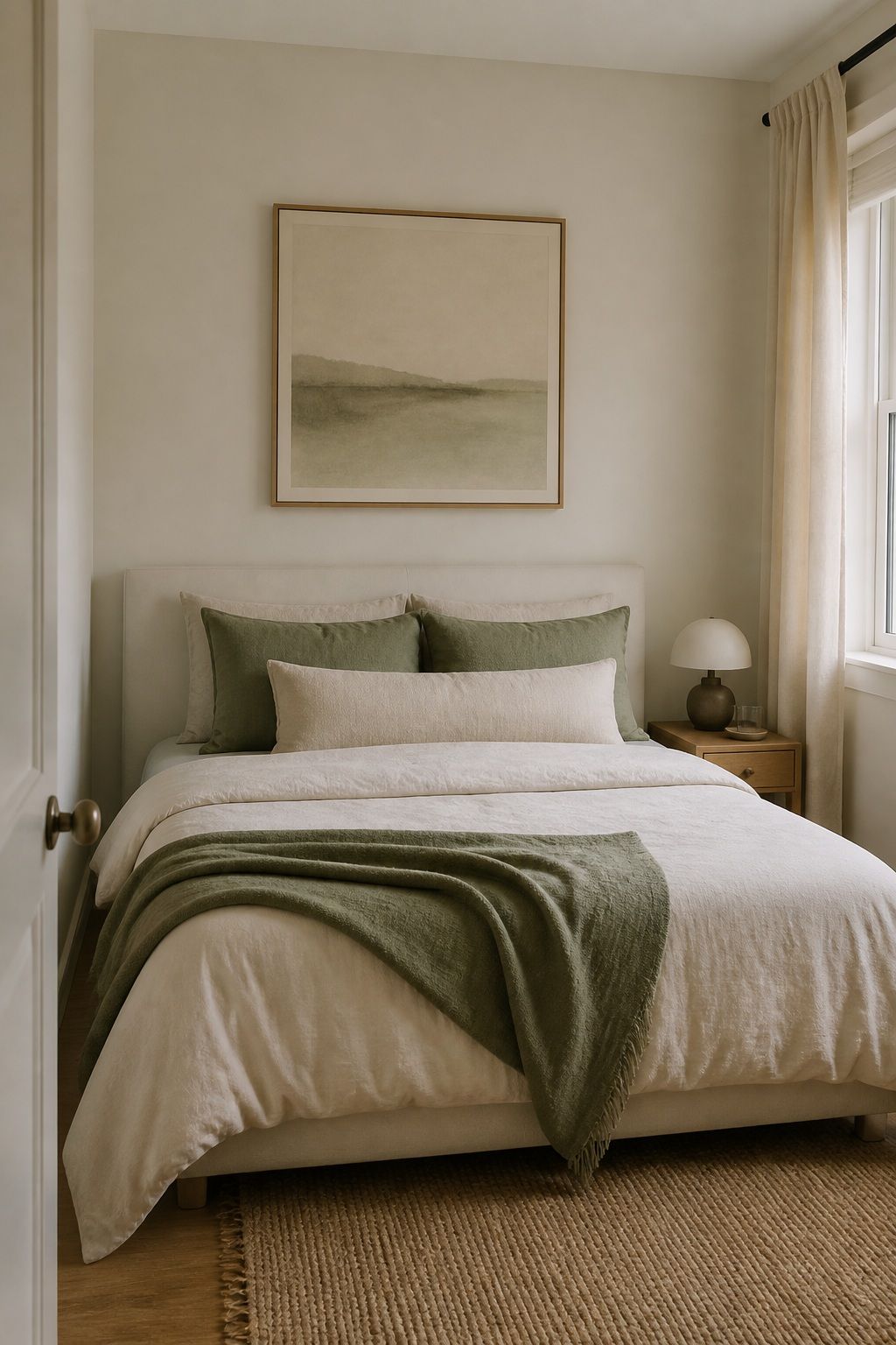 Create One Calm Focal Point small apartment idea for Top 17 Bedroom Zen Home Decor Ideas for Small Apartments.