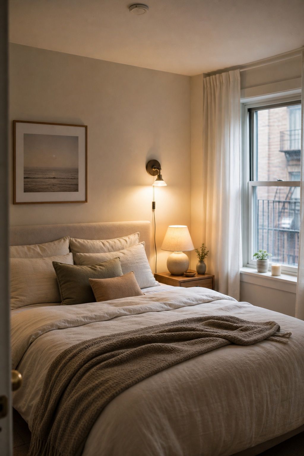 Replace Harsh Overheads With Layered Light small apartment idea for Top 17 Bedroom Zen Home Decor Ideas for Small Apartments.