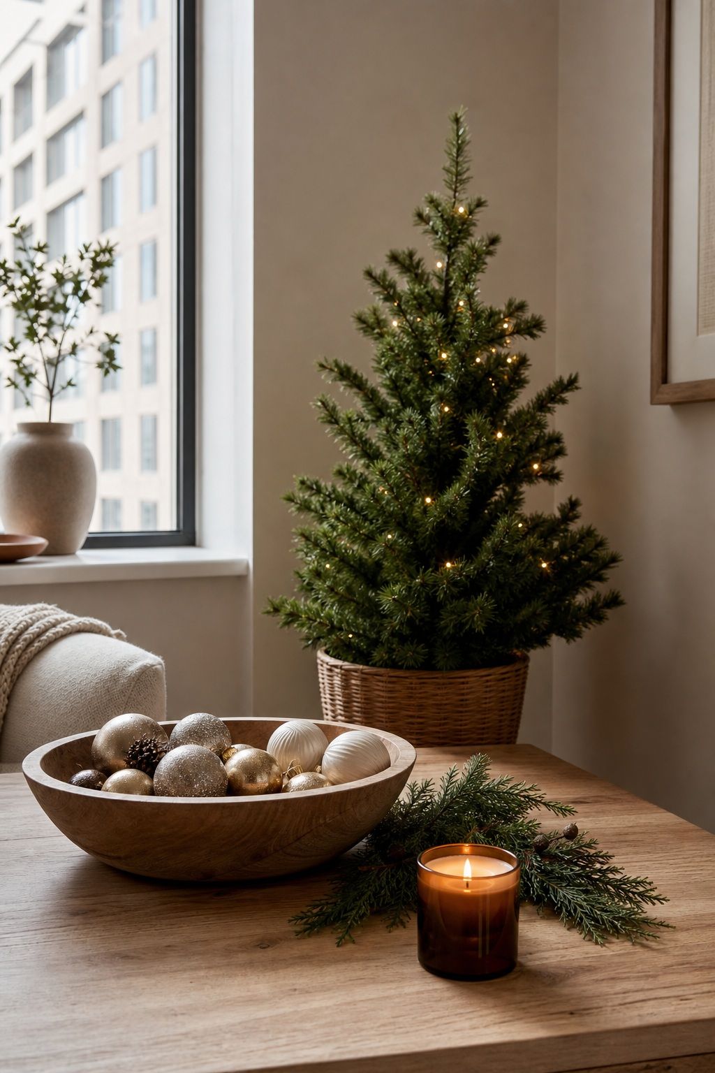 Edit Down to a Few Strong Pieces small apartment idea for Top 17 Classic Rustic Christmas Decorations With a Modern Twist for Small Apartments.