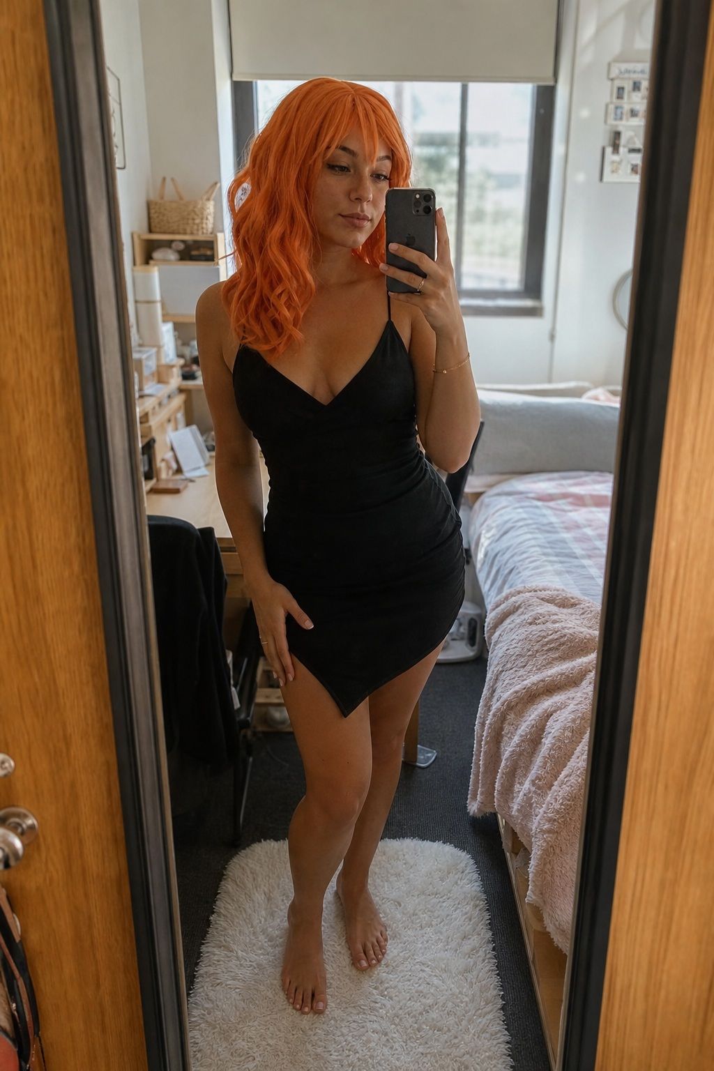 A Character With a Cheap Wig as the Anchor small apartment idea for Top 19 College Halloween Costume Ideas That Are Cheap and Easy.