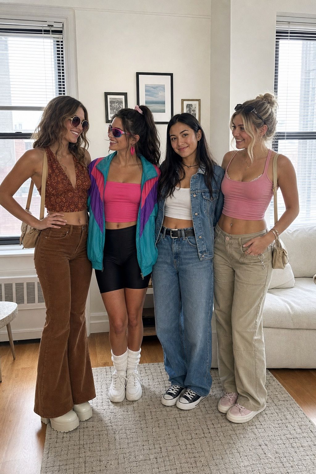 Coordinate a Decades Group small apartment idea for Top 19 College Halloween Costume Ideas That Are Cheap and Easy.