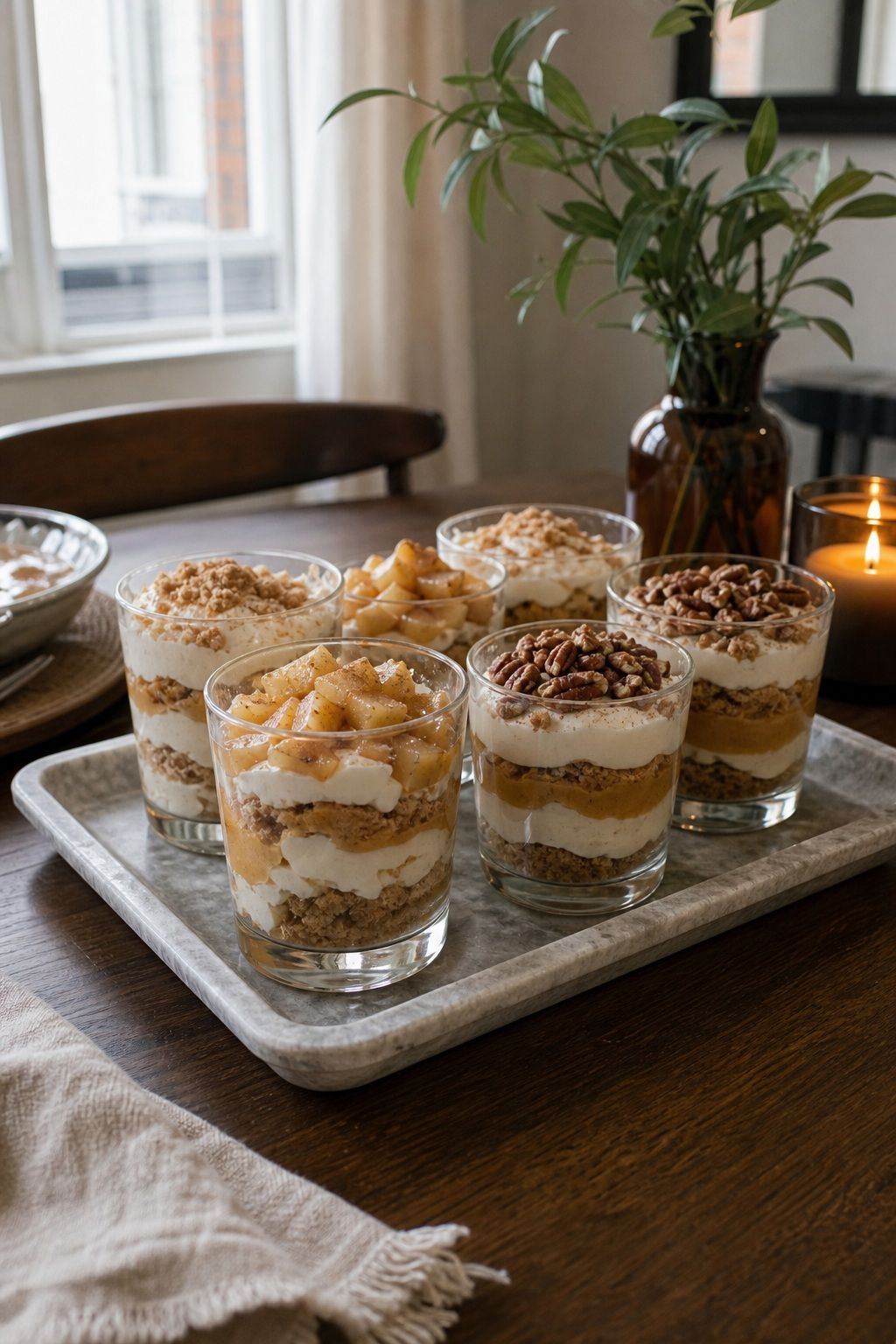 Individual Parfaits or Dessert Cups small apartment idea for Top 17 Friendsgiving Dessert Ideas for a Sweet Celebration.