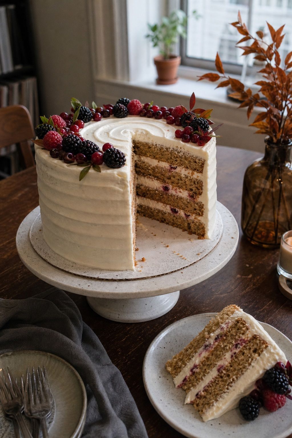 A Showpiece Layer Cake small apartment idea for Top 17 Friendsgiving Dessert Ideas for a Sweet Celebration.