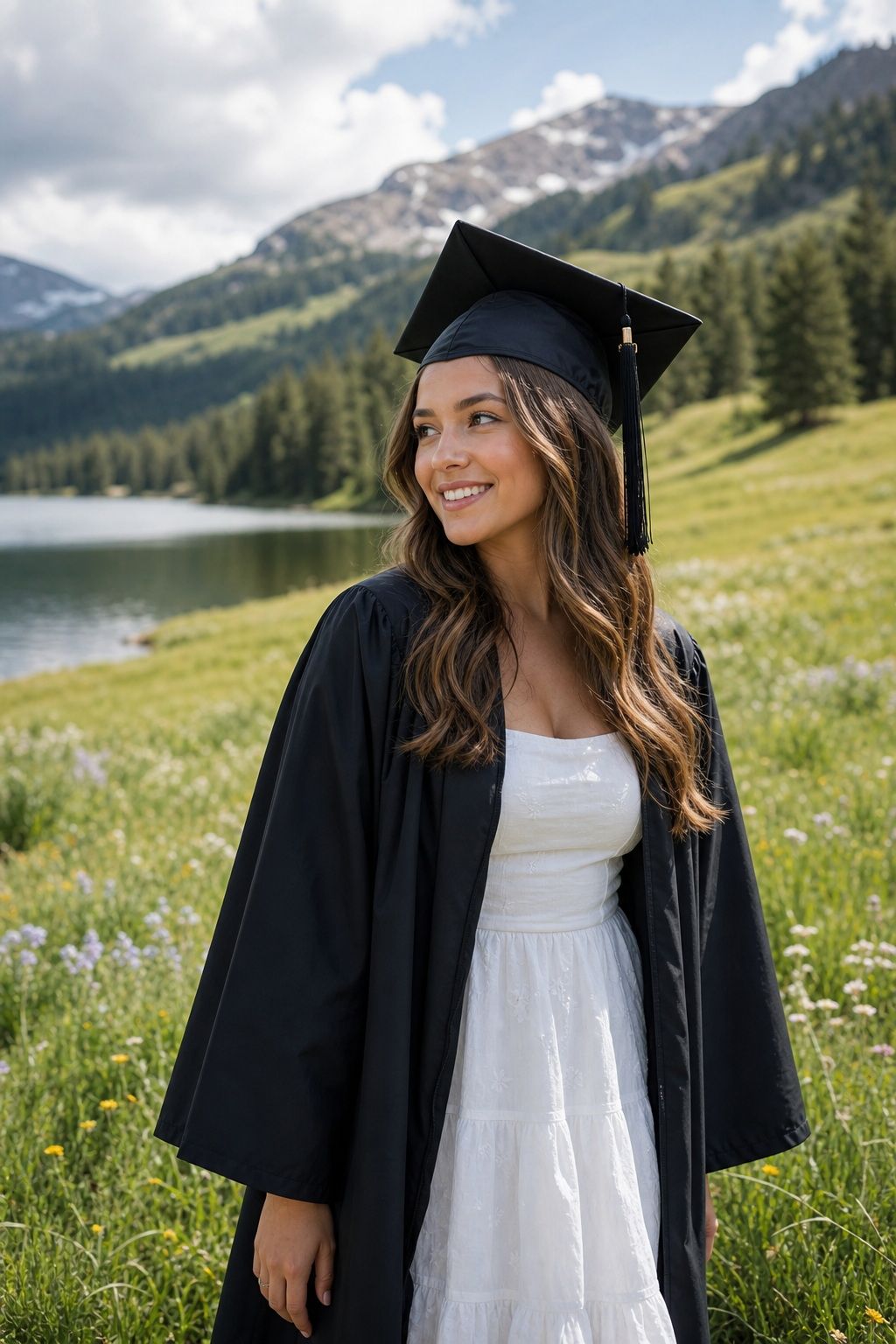 Use a Natural Landscape for a Fresh, Airy Feel small apartment idea for Top 18 Best Graduation Shoot Ideas.