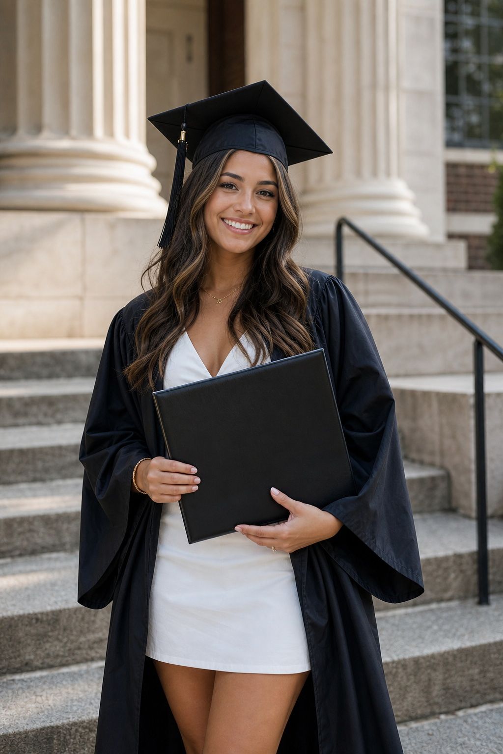 Hold or Display Your Diploma for a Proud, Intentional Shot small apartment idea for Top 18 Best Graduation Shoot Ideas.