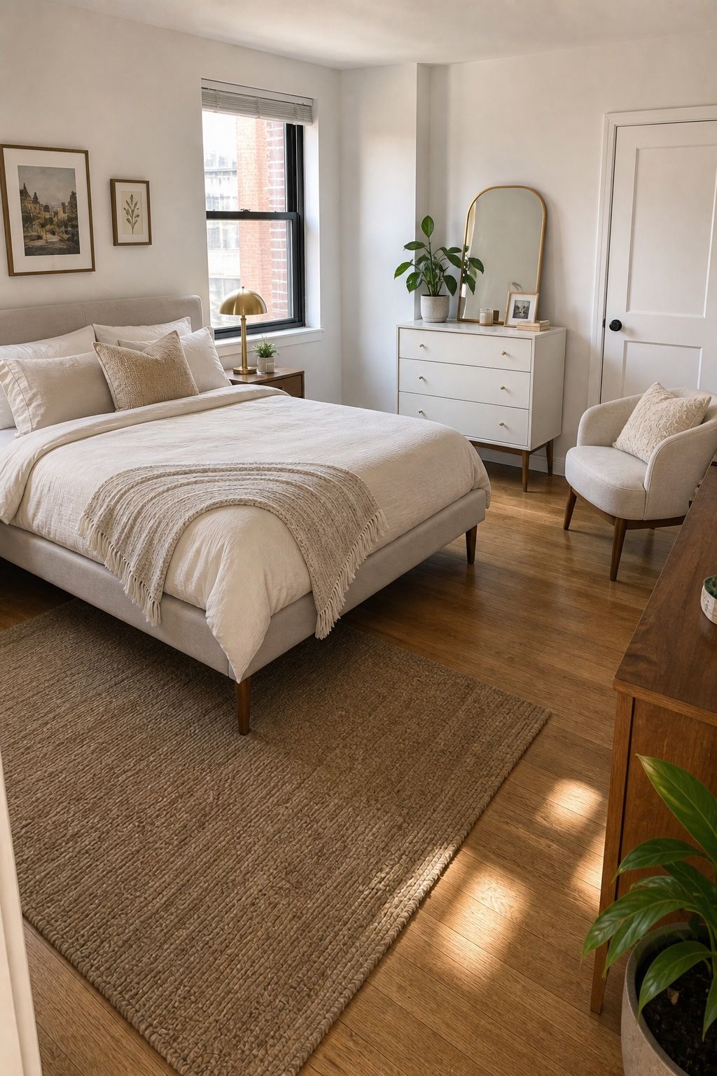 Furniture with Visible Legs small apartment idea for Top 18 Small Apartment Bedroom Ideas for a Space That Actually Feels Big.