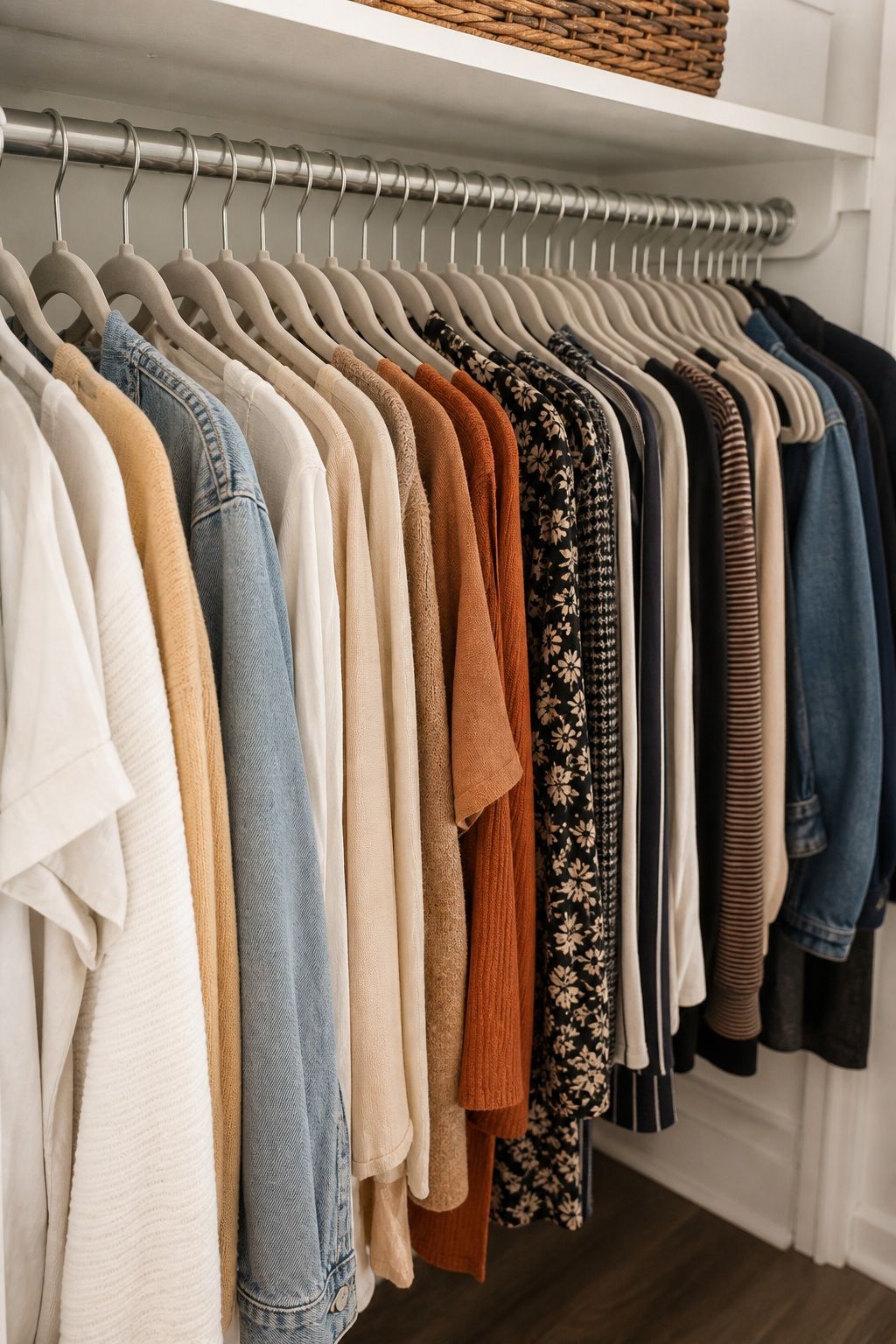 Slim Velvet Hangers small apartment idea for Top 18 Genius Small Apartment Storage Hacks.