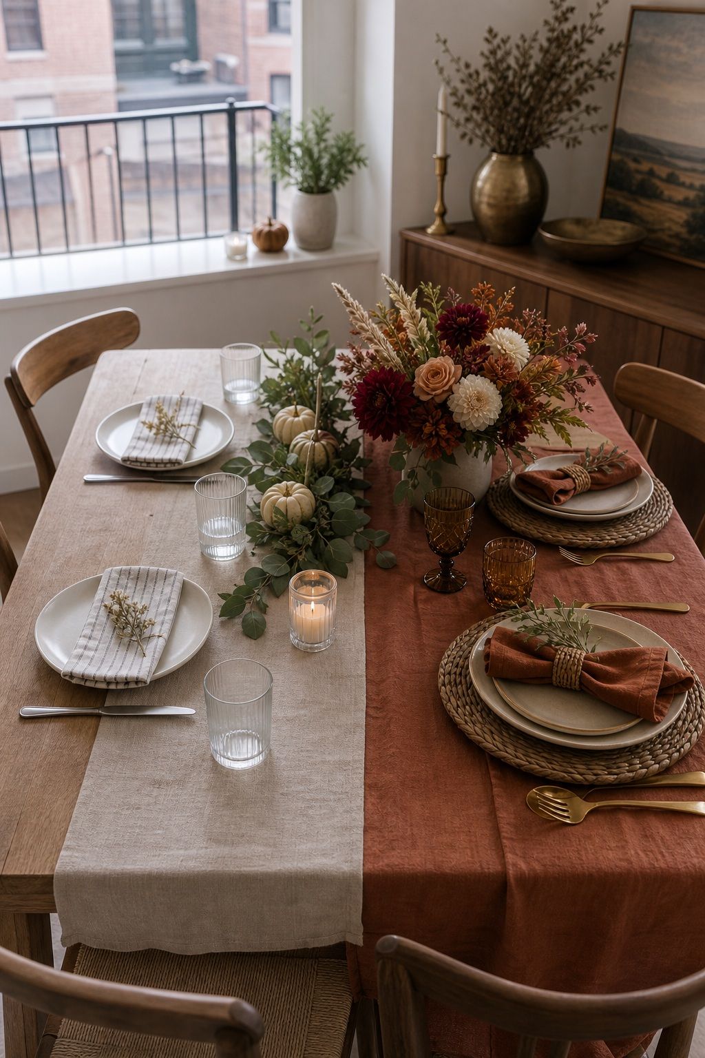Style a 50 vs 200 Table Budget Tiering Guide small apartment idea for Top 17 Elegant Table Setting Thanksgiving Decorations to Wow Your Guests for Small Apartments.