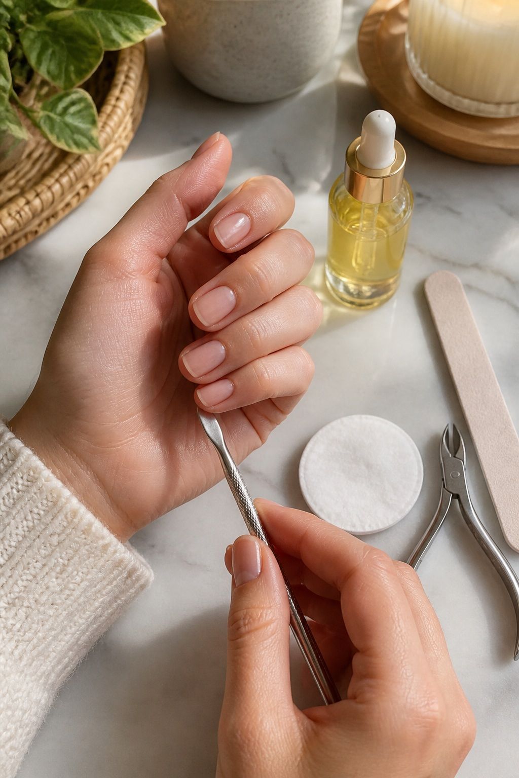 Prep the Nails Properly First small apartment idea for Top 16 Trendy Christmas Nail Ideas for the Holidays.