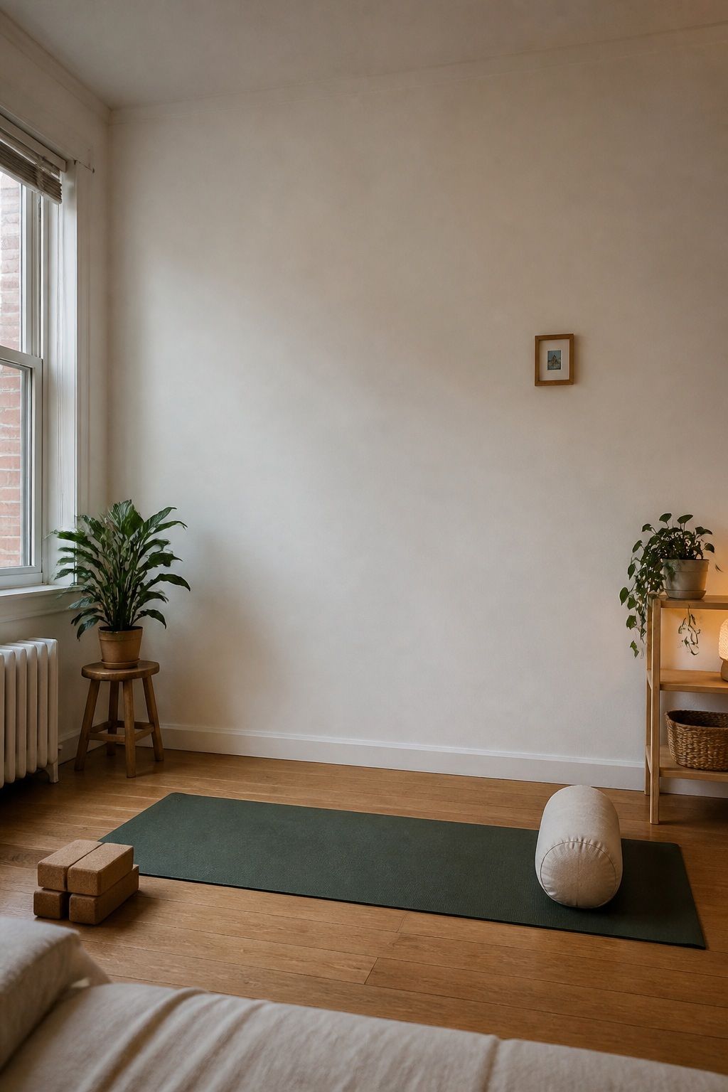 Keep the Walls Mostly Calm and Open small apartment idea for Top 16 Zen Yoga Room Home Decor Ideas for Small Apartments.