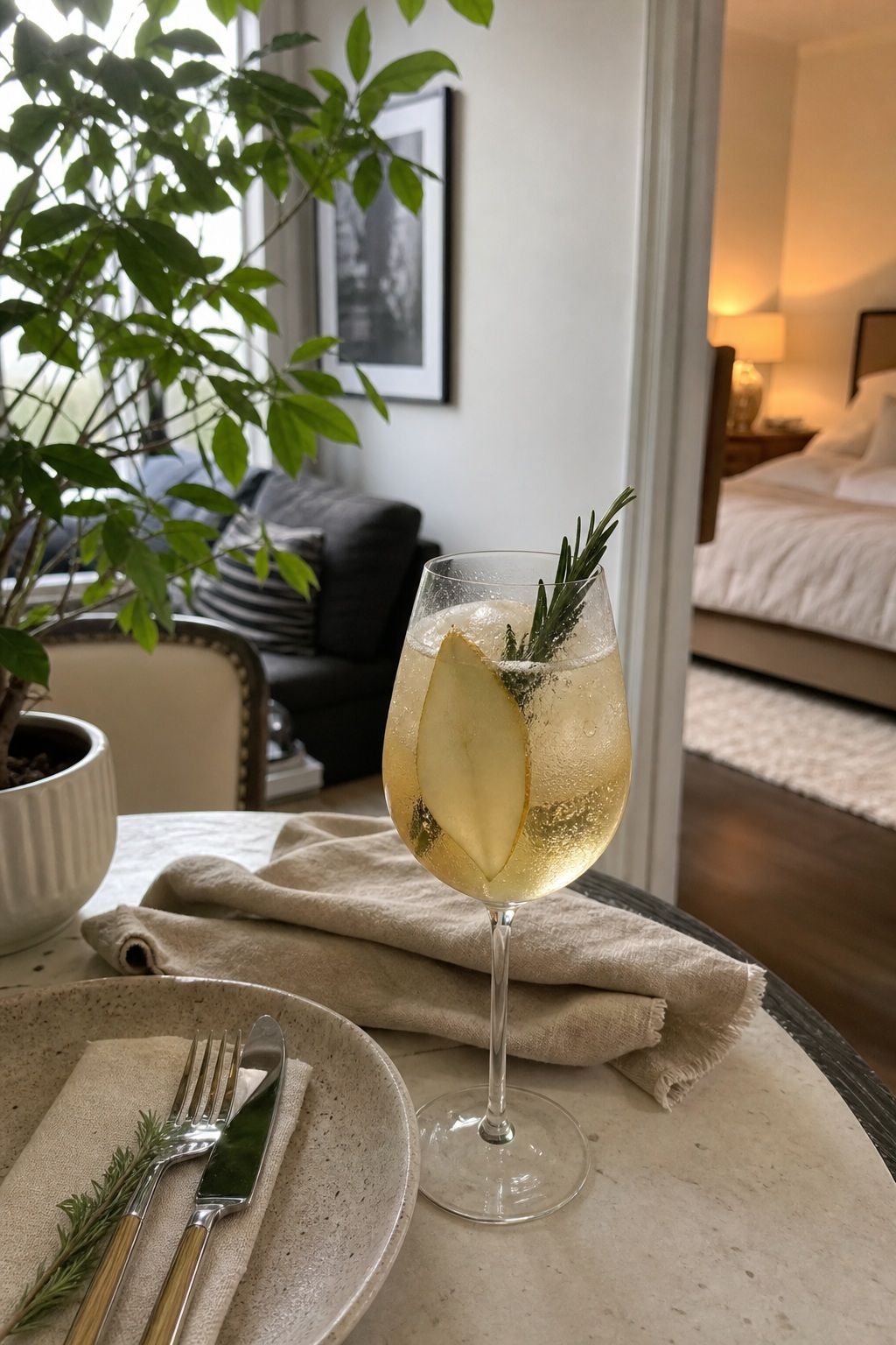 Spiced Pear Spritz small apartment idea for Top 17 Friendsgiving Drink Ideas Your Guests Will Love.