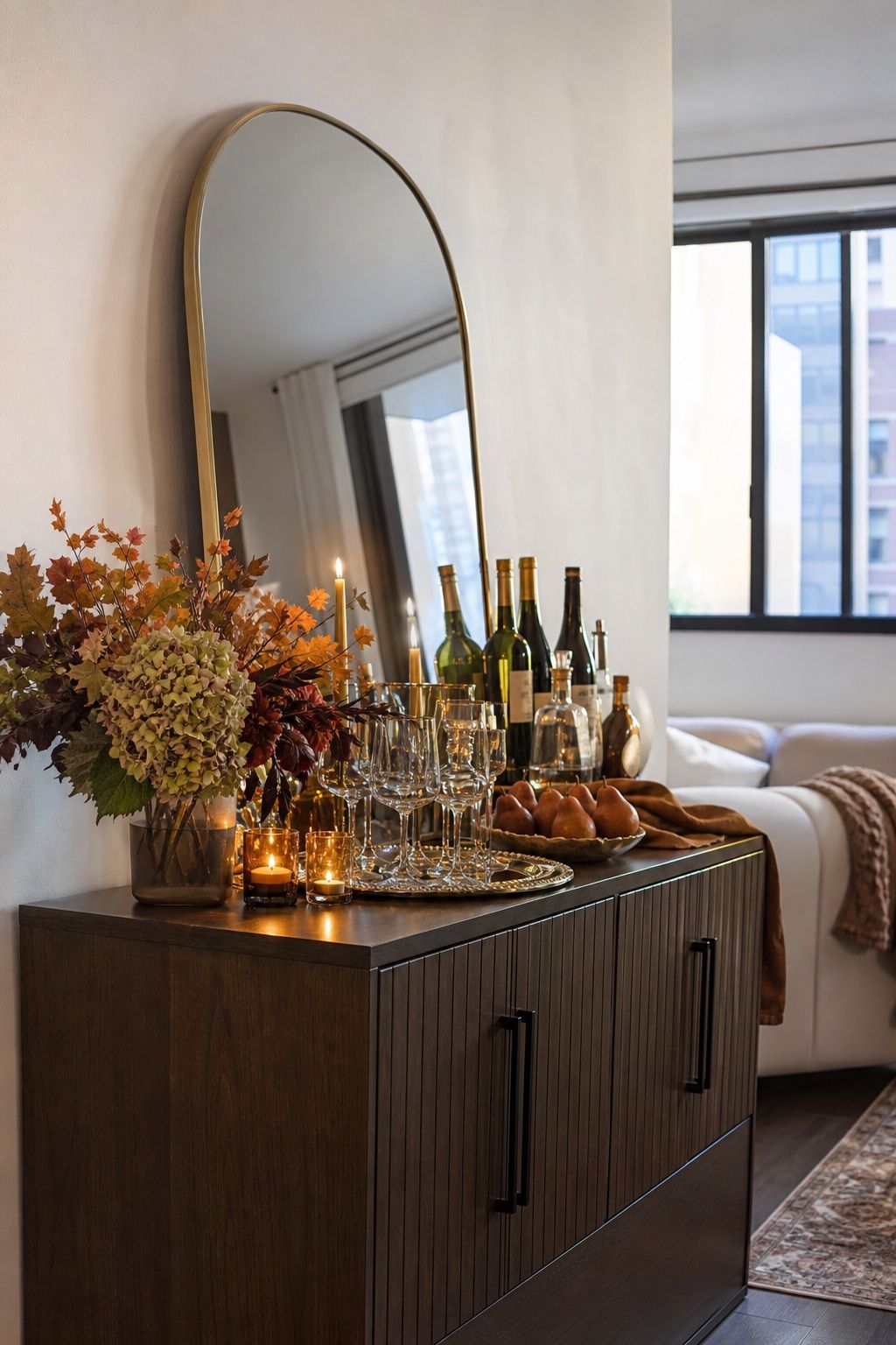 Style the Station So It Doubles as Decor small apartment idea for Top 17 Friendsgiving Drink Ideas Your Guests Will Love.