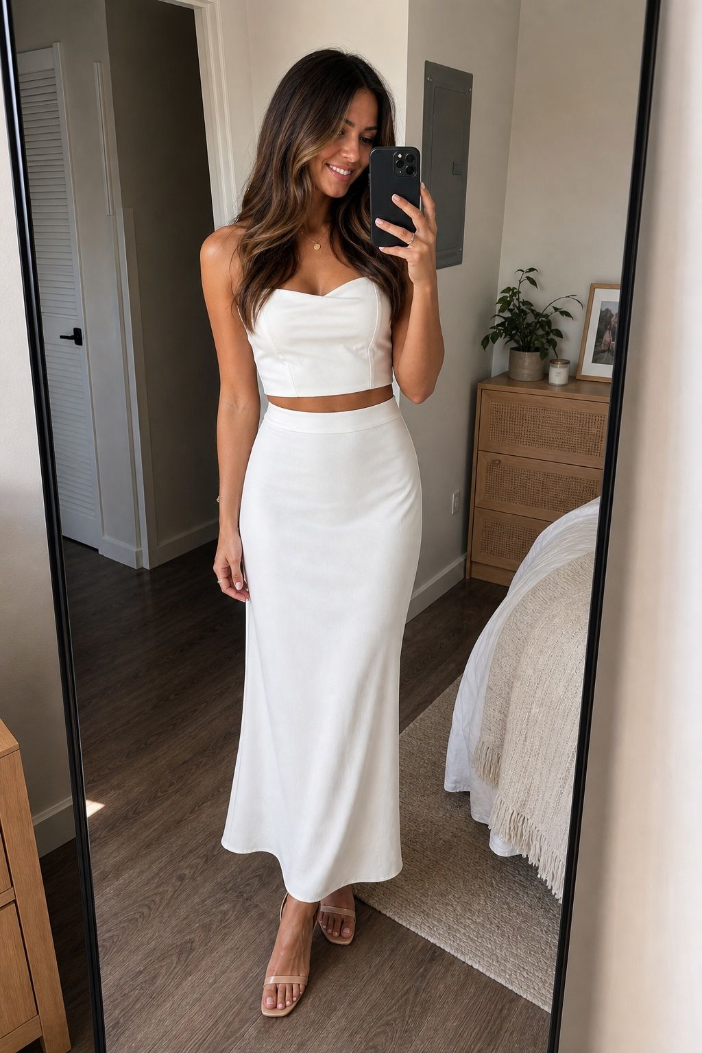 Two-Piece Set (Crop Top and Skirt) small apartment idea for Top 17 Graduation Aesthetic Ideas for Simple Styling on Ceremony Day.