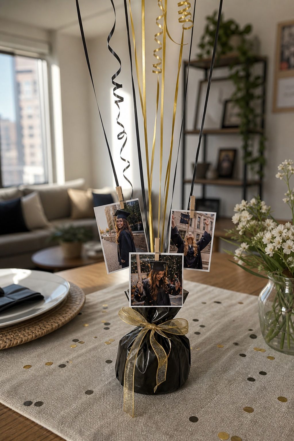 DIY Photo Balloon Weight small apartment idea for Top 20 Creative Graduation Centerpieces to Elevate Your Celebration.