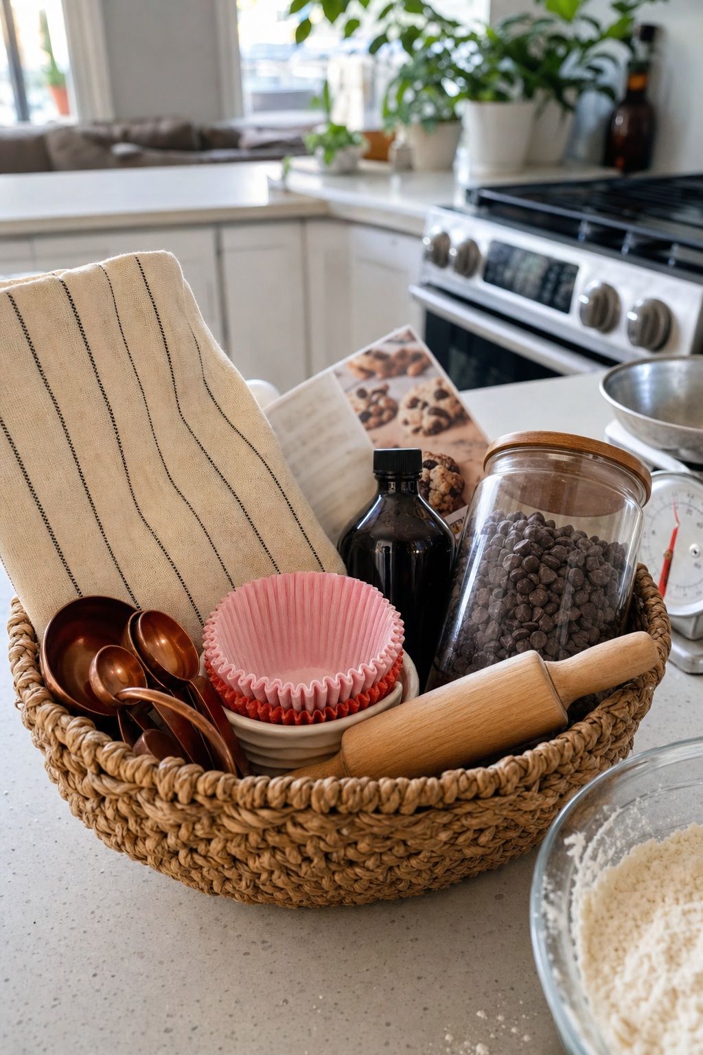 Baking Enthusiast Basket small apartment idea for Top 20 Mother's Day Gift Basket Ideas She Will Actually Use and Love.