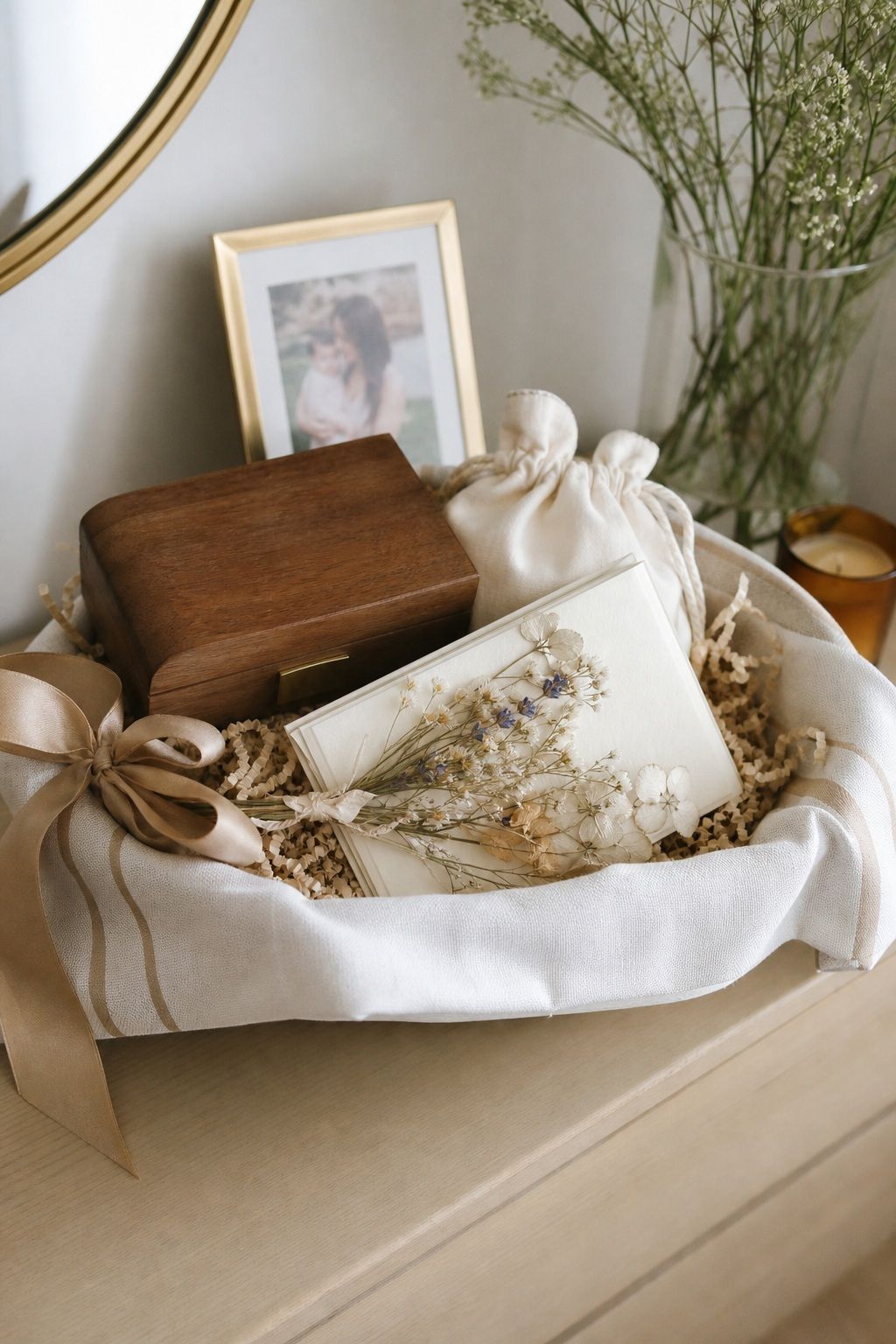 Personalized Keepsake Basket small apartment idea for Top 20 Mother's Day Gift Basket Ideas She Will Actually Use and Love.