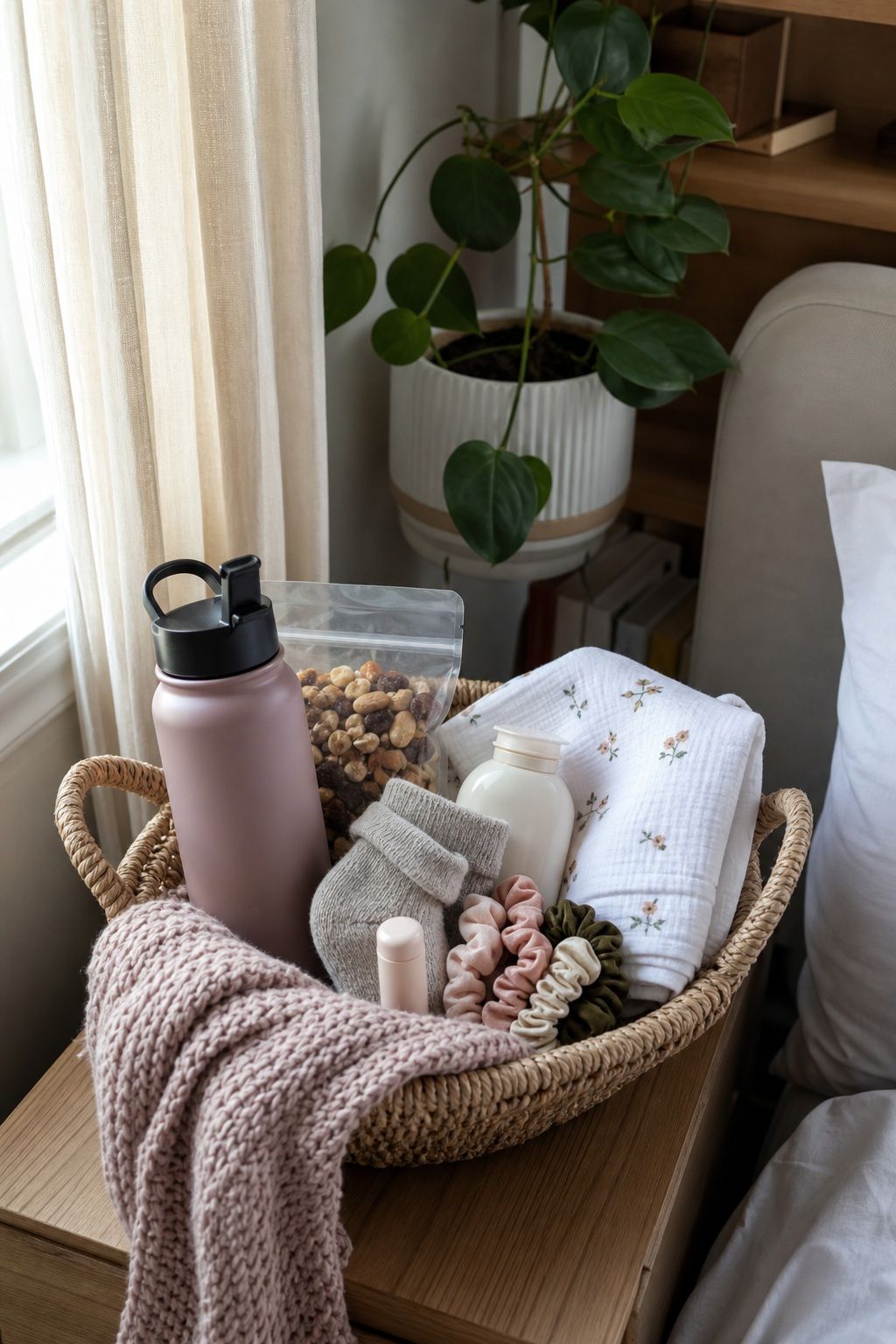 New Mom Survival Basket small apartment idea for Top 20 Mother's Day Gift Basket Ideas She Will Actually Use and Love.