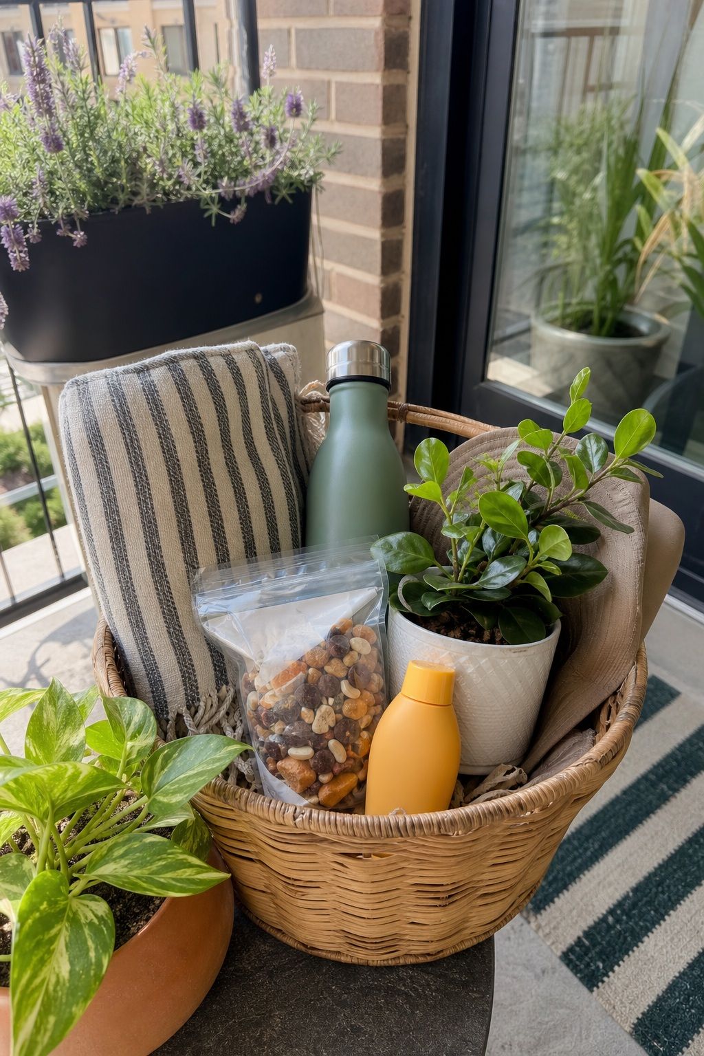 Outdoor and Nature Lover Basket small apartment idea for Top 20 Mother's Day Gift Basket Ideas She Will Actually Use and Love.