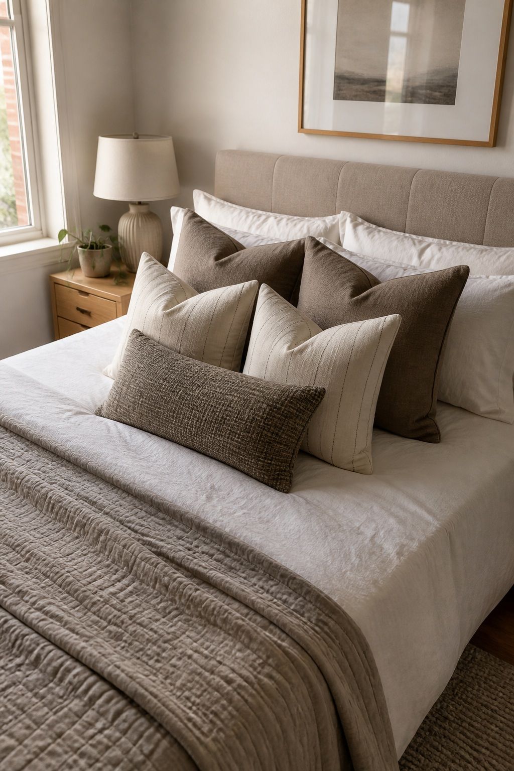 Build From Back to Front small apartment idea for Top 18 Bed Throw Pillow Ideas That Will Transform Your Bedroom.