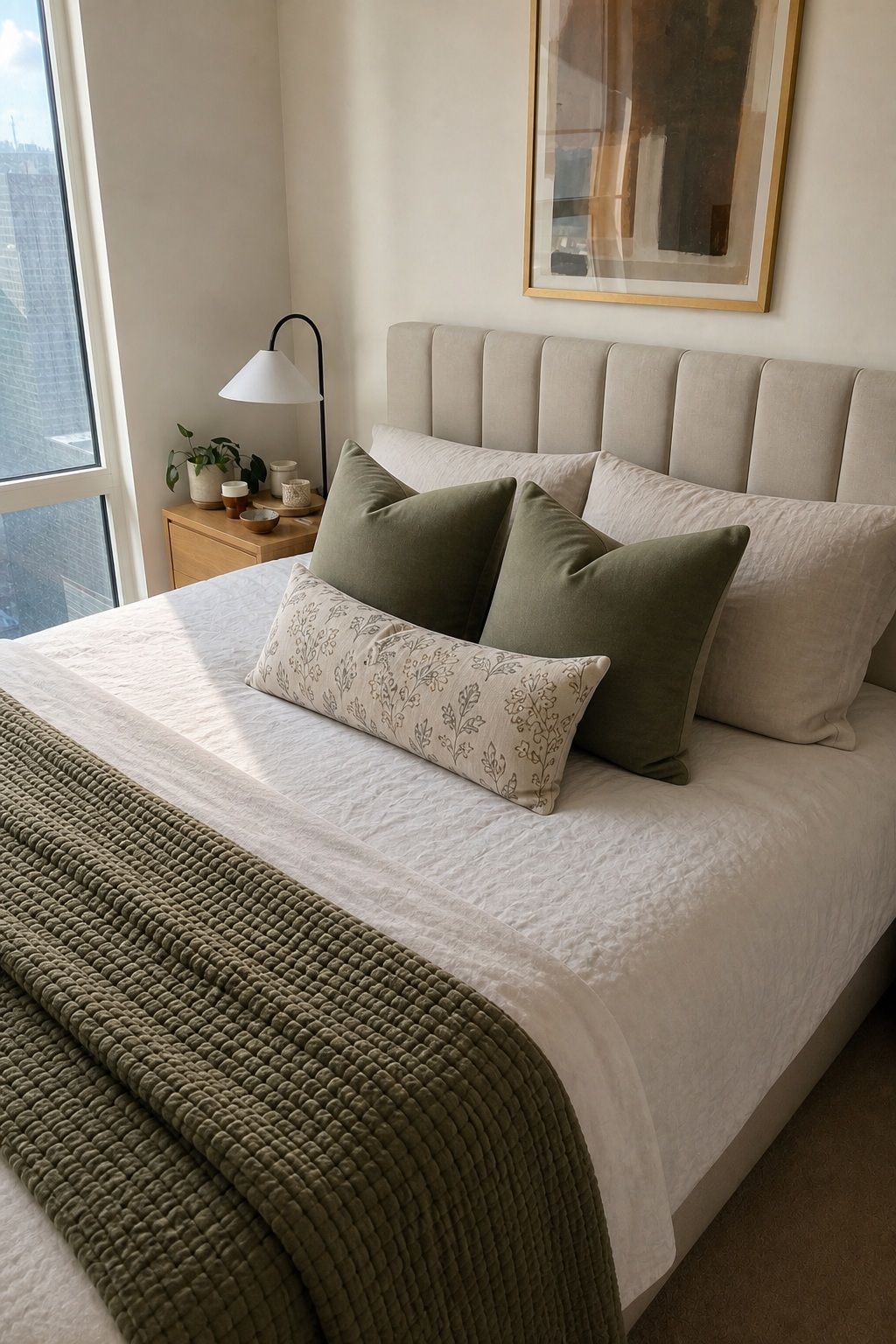 Match the Pillow Scale to the Bed small apartment idea for Top 18 Bed Throw Pillow Ideas That Will Transform Your Bedroom.