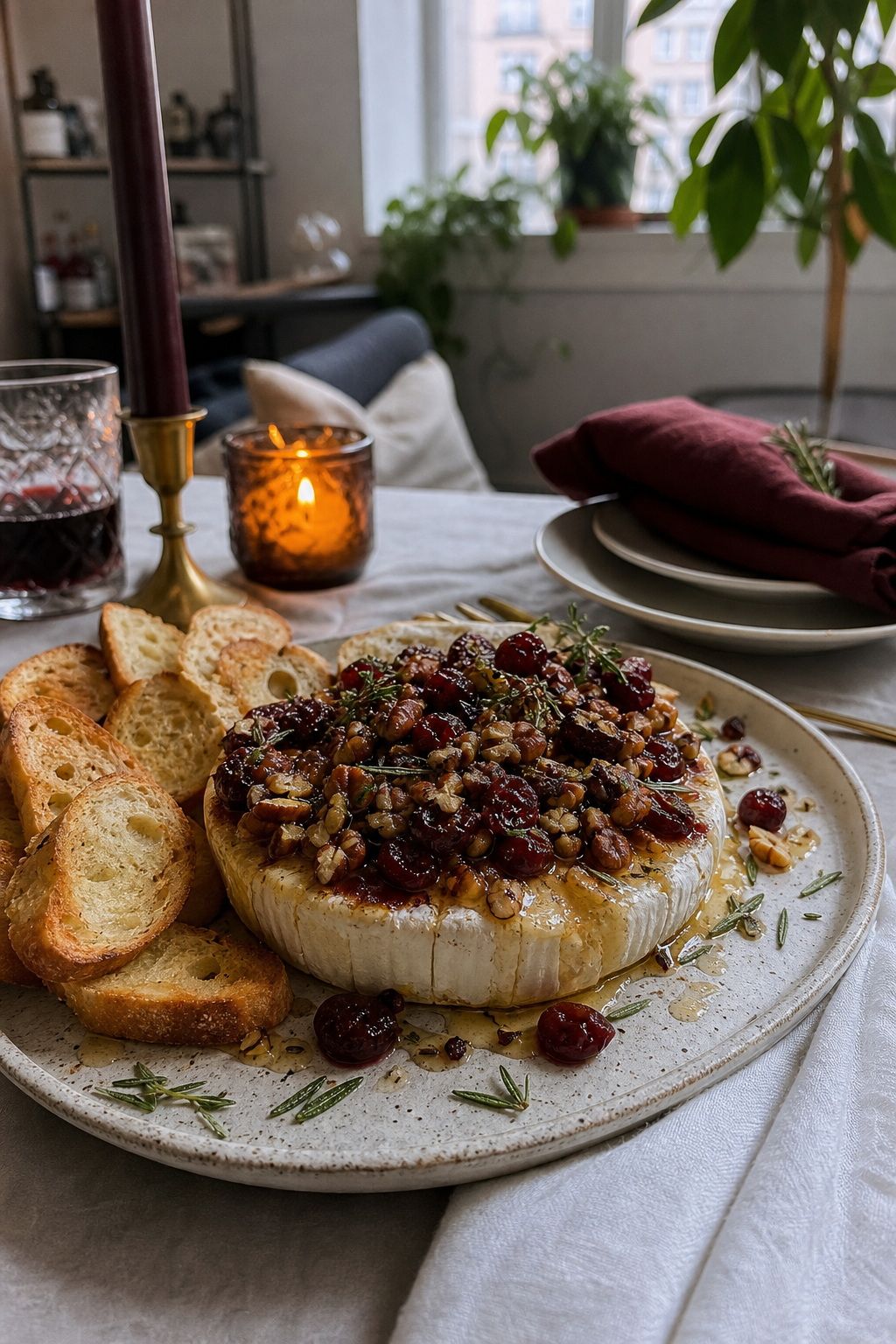 Baked Brie With Seasonal Toppings small apartment idea for Top 18 Friendsgiving Dishes to Impress Your Guests.