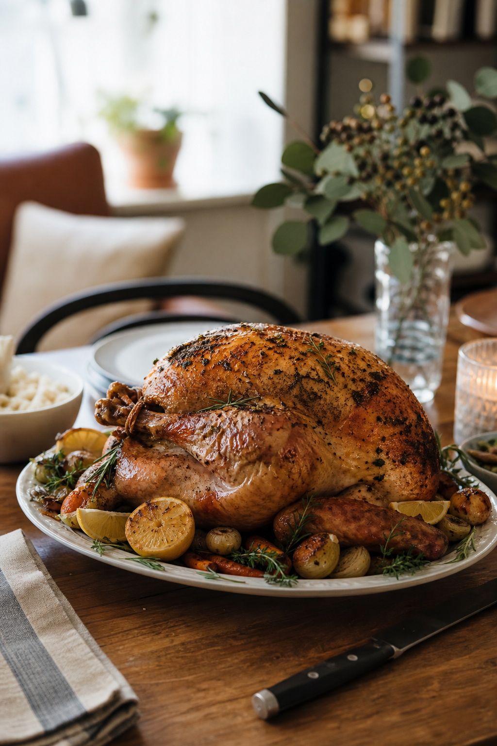 Herb-Roasted Turkey, Done Beautifully small apartment idea for Top 18 Friendsgiving Dishes to Impress Your Guests.