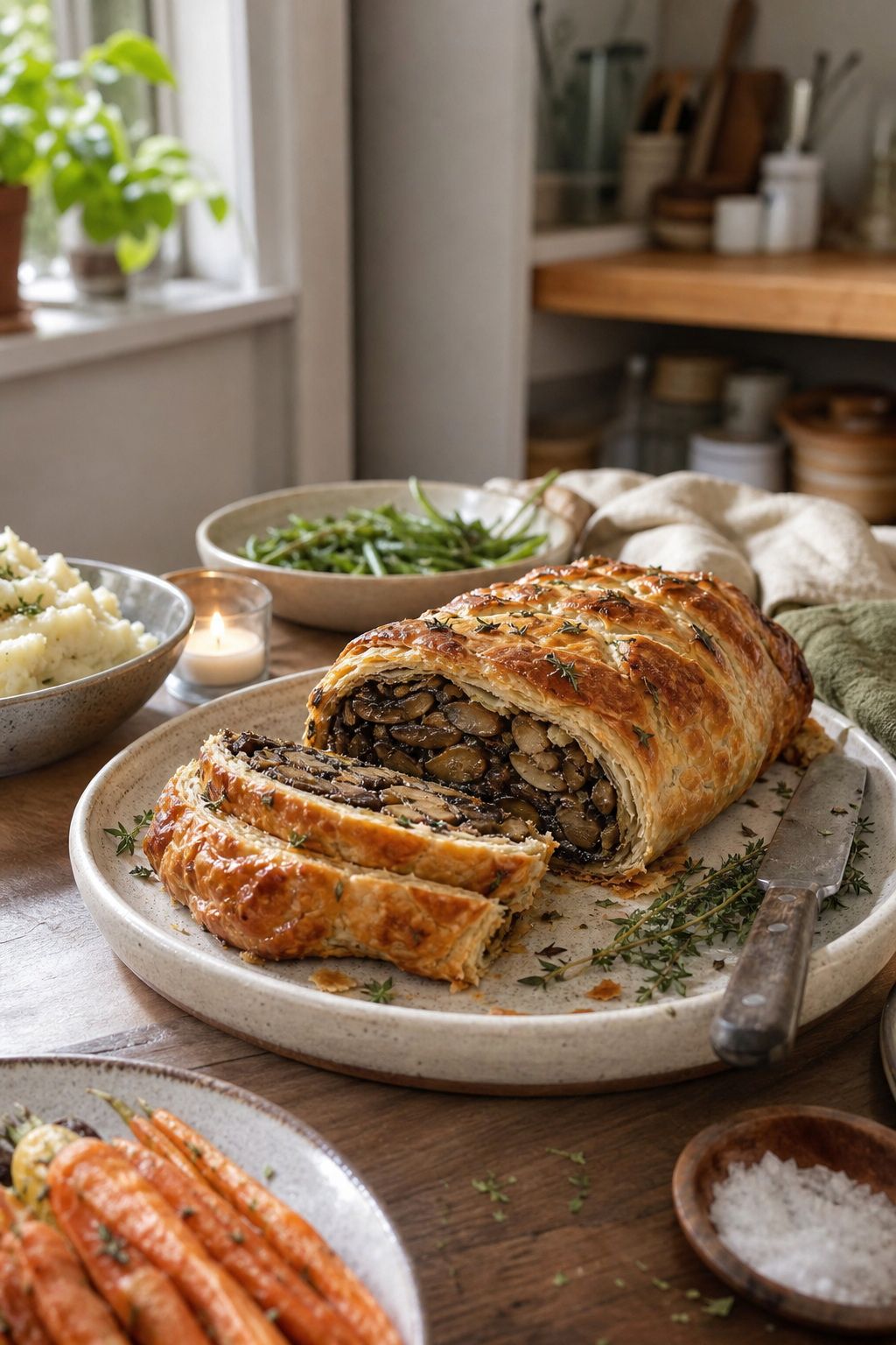 Mushroom Wellington small apartment idea for Top 18 Friendsgiving Dishes to Impress Your Guests.