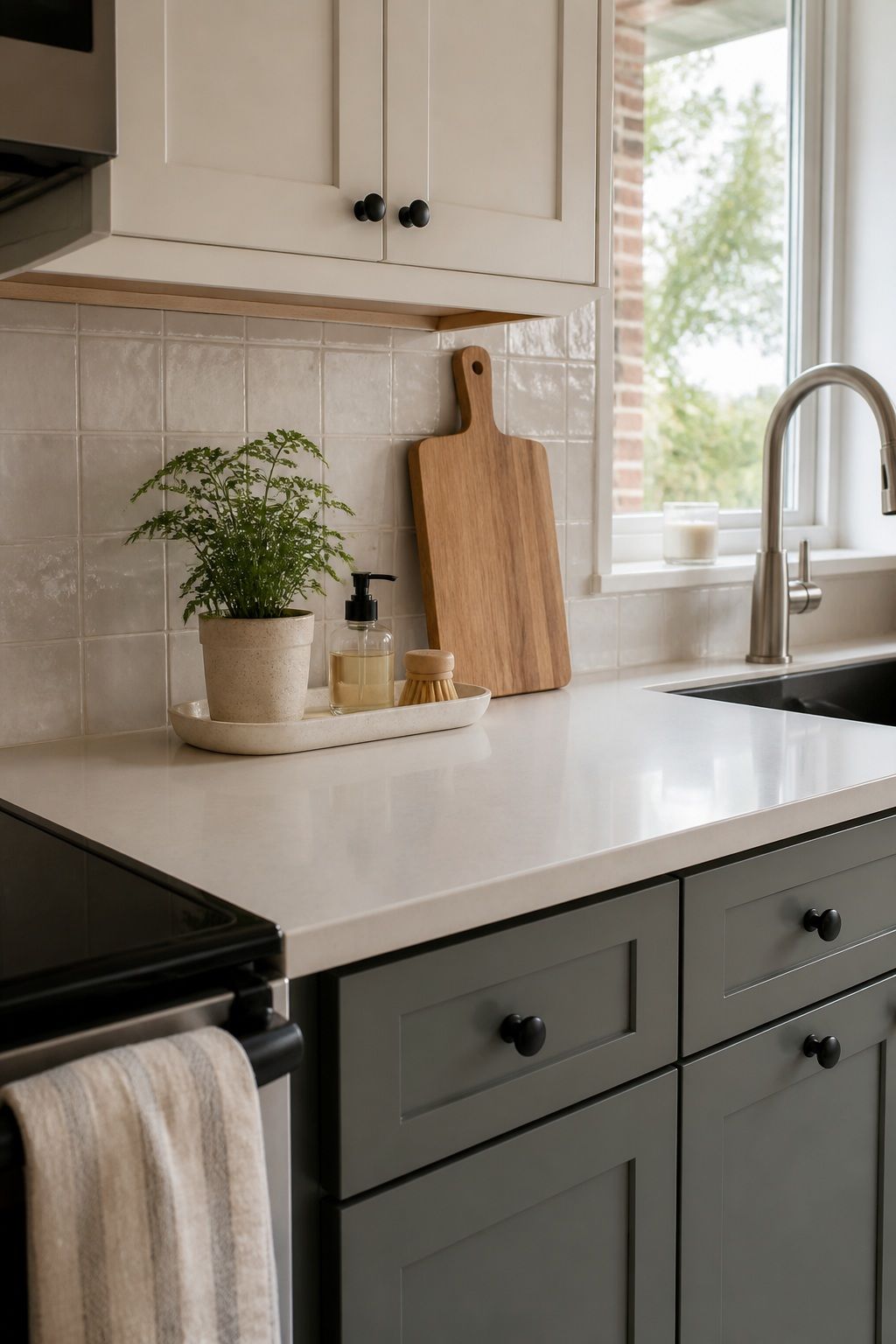 Clear It All, Then Add Back small apartment idea for Top 19 Kitchen Counter Decor Ideas for Small Apartments.