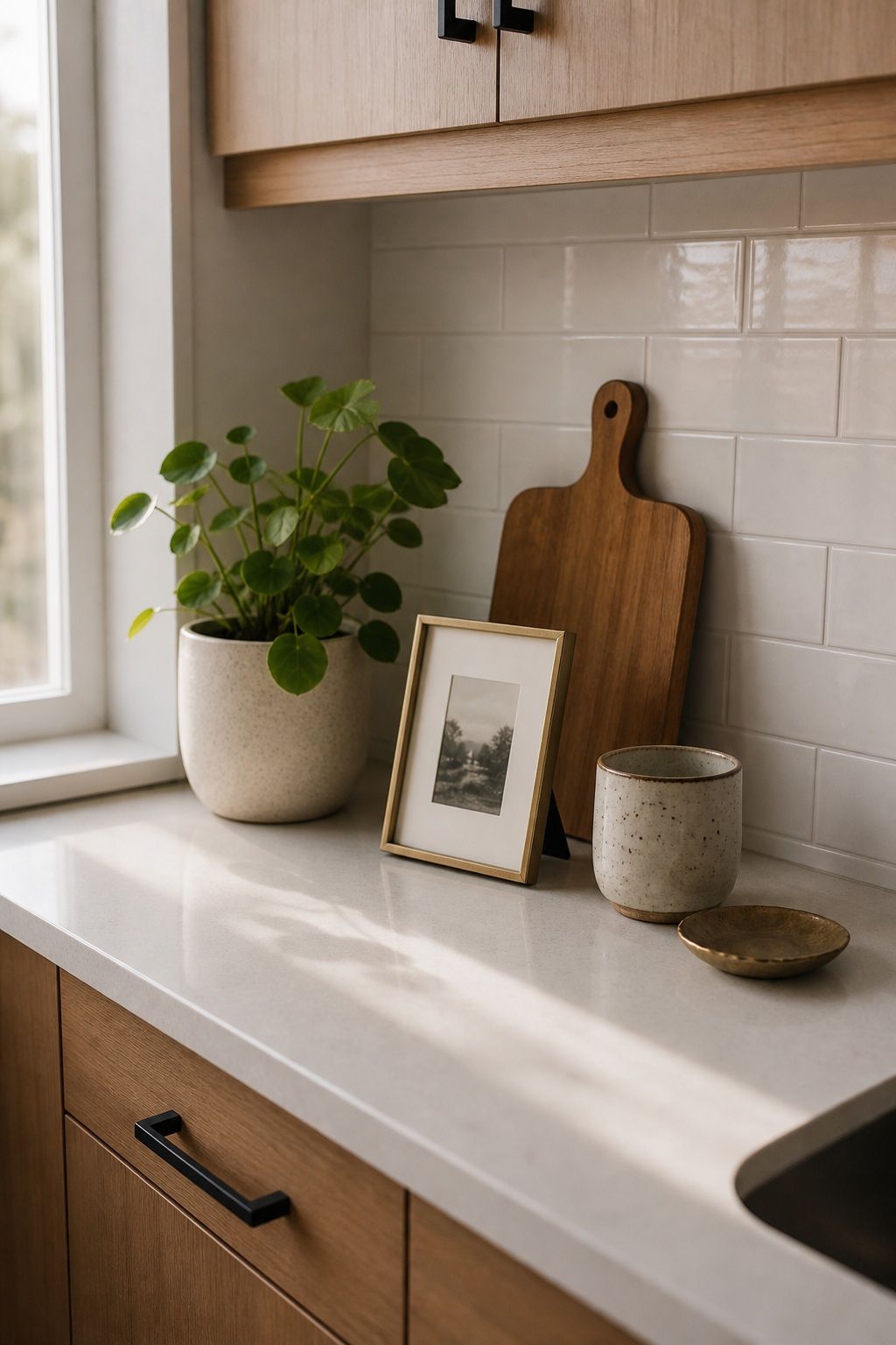 Add One Personal Piece small apartment idea for Top 19 Kitchen Counter Decor Ideas for Small Apartments.