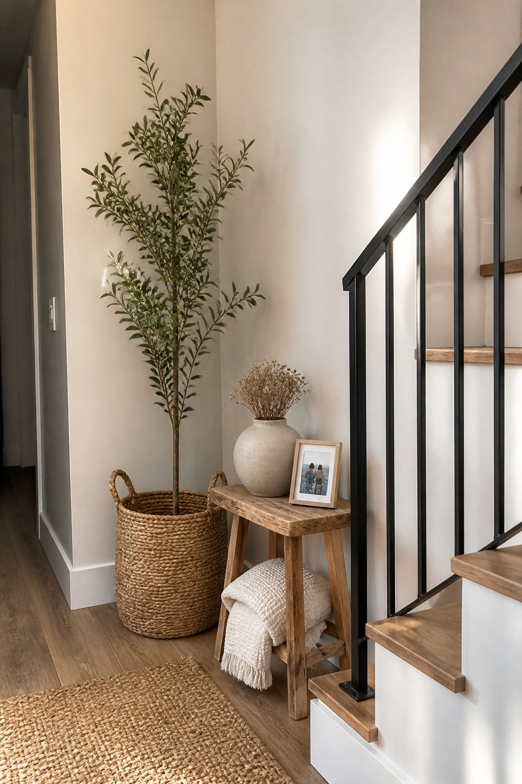 Finish With Texture and One Personal Touch small apartment idea for Top 16 Stair Corner Decor Ideas for Small Apartments.