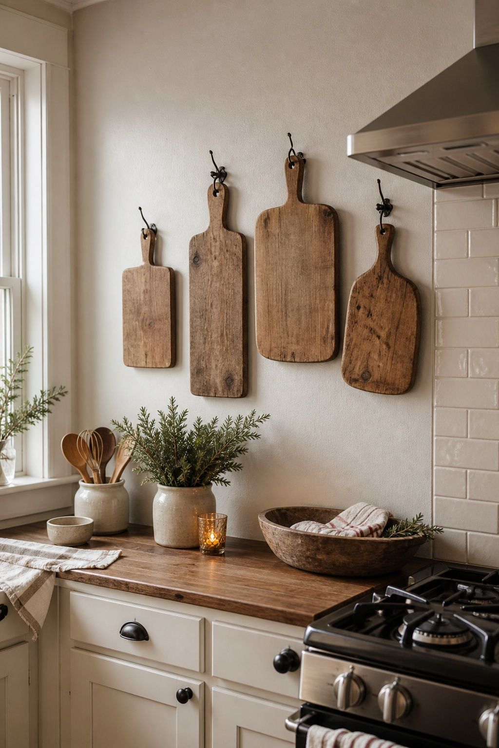 Bring In Warm-Toned Wood Accents small apartment idea for Top 18 Winter Kitchen Decor Ideas for Small Apartments.