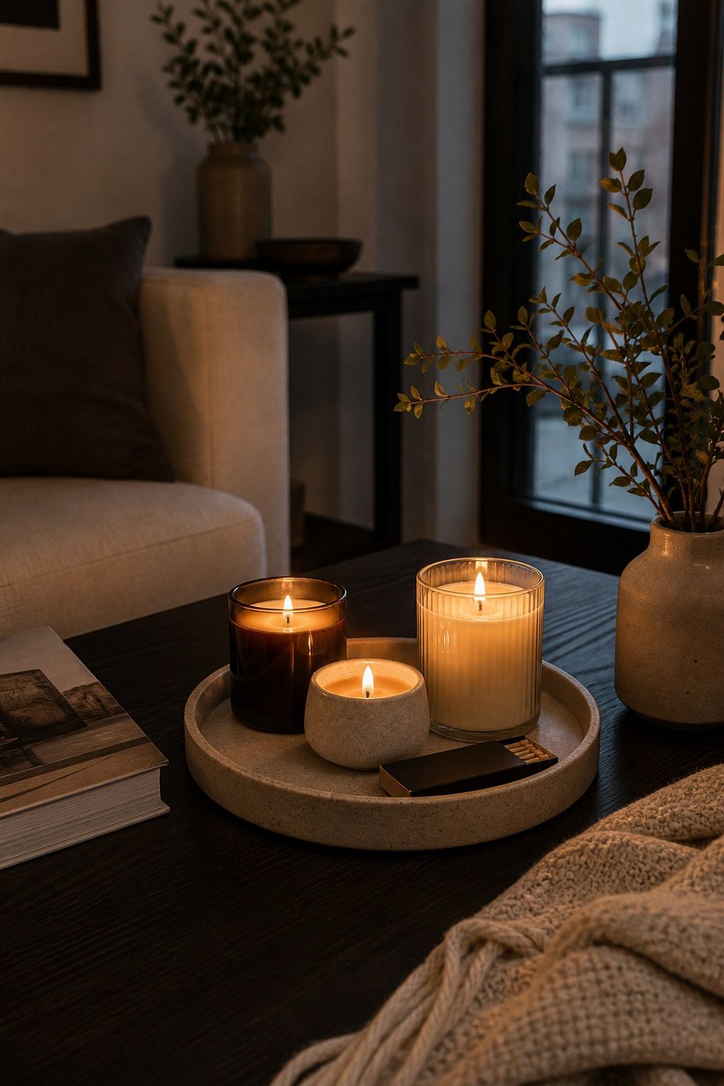 Burn Candles Every Evening small apartment idea for Top 18 Apartment Style Ideas That Make Your Space Feel Intentional.