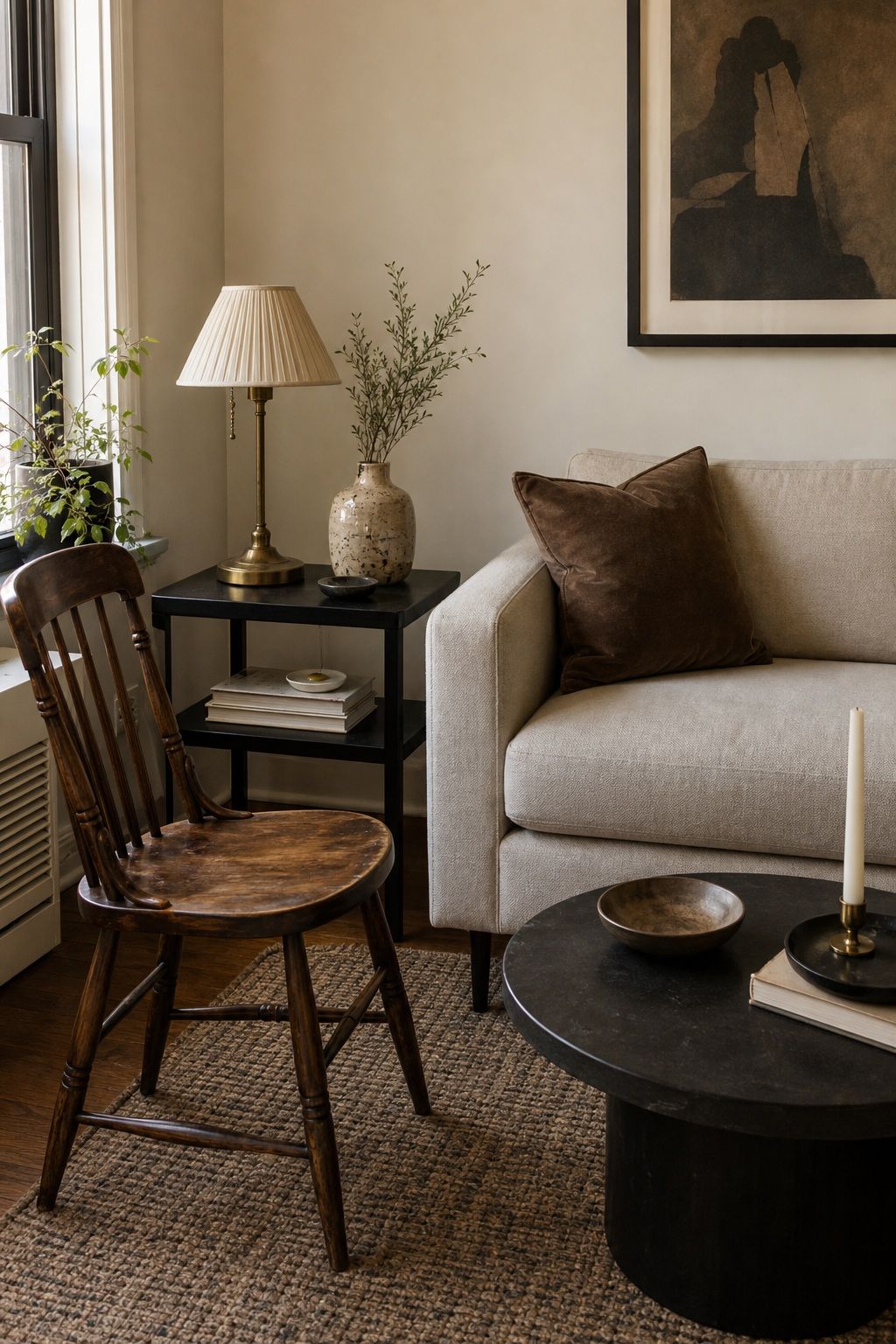 Mix Thrift Finds with New Pieces small apartment idea for Top 18 Apartment Style Ideas That Make Your Space Feel Intentional.