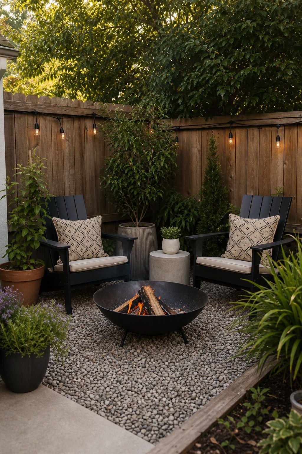 Create a DIY Fire Pit Corner small apartment idea for Top 16 Cheap Backyard Ideas That Actually Look Expensive.