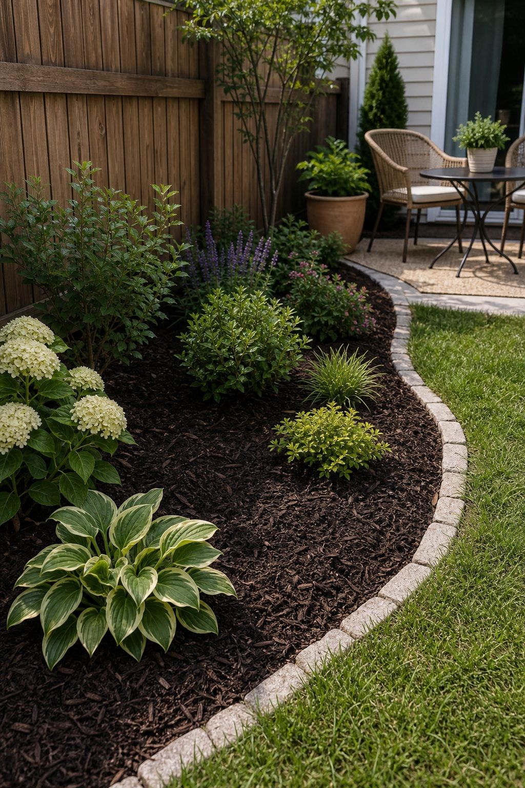 Refresh Garden Beds With Mulch small apartment idea for Top 16 Cheap Backyard Ideas That Actually Look Expensive.
